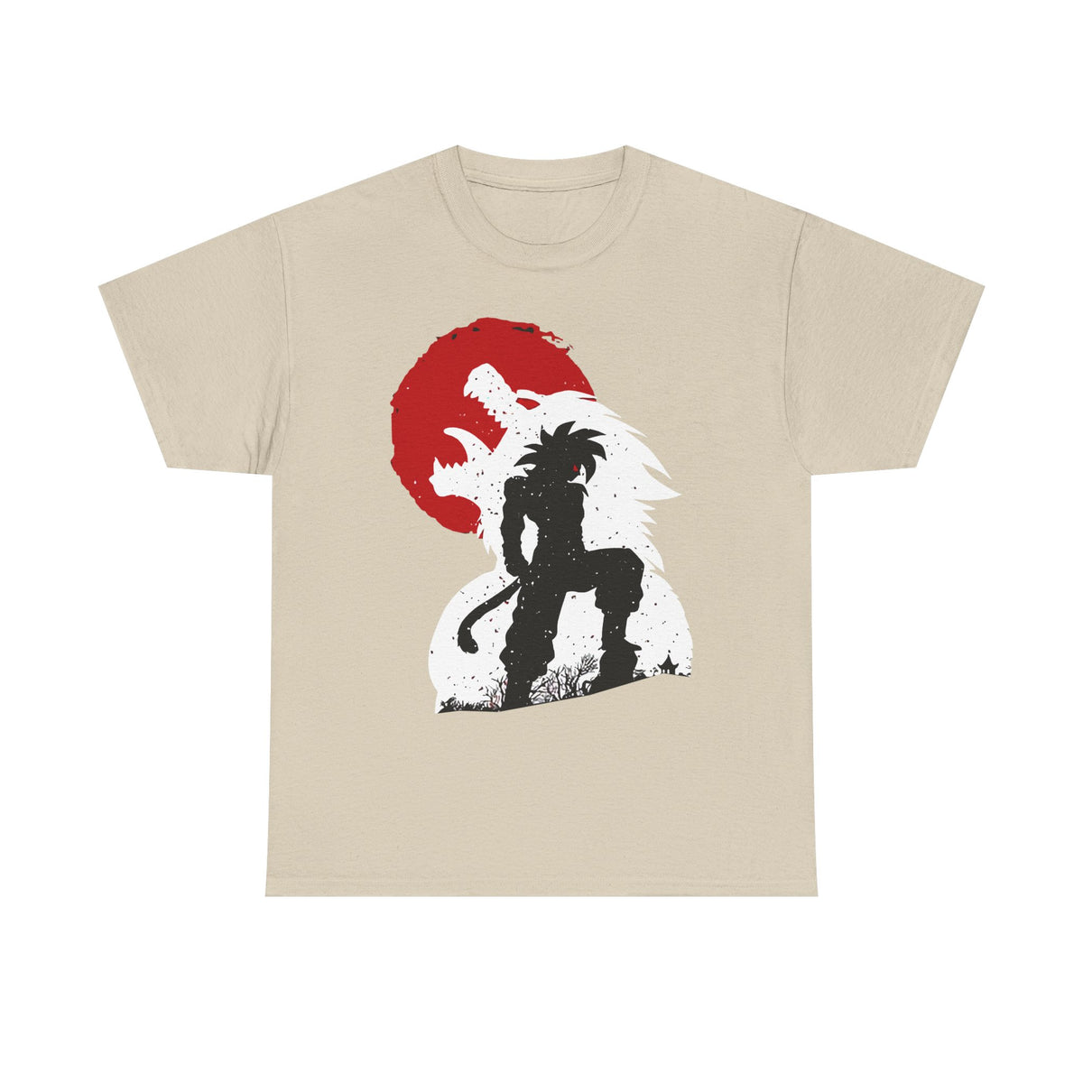 Epic Anime-Style Unisex Heavy Cotton Tee, Graphic Tee, Casual Wear, Gift for Anime Fans, Birthday Present, Streetwear