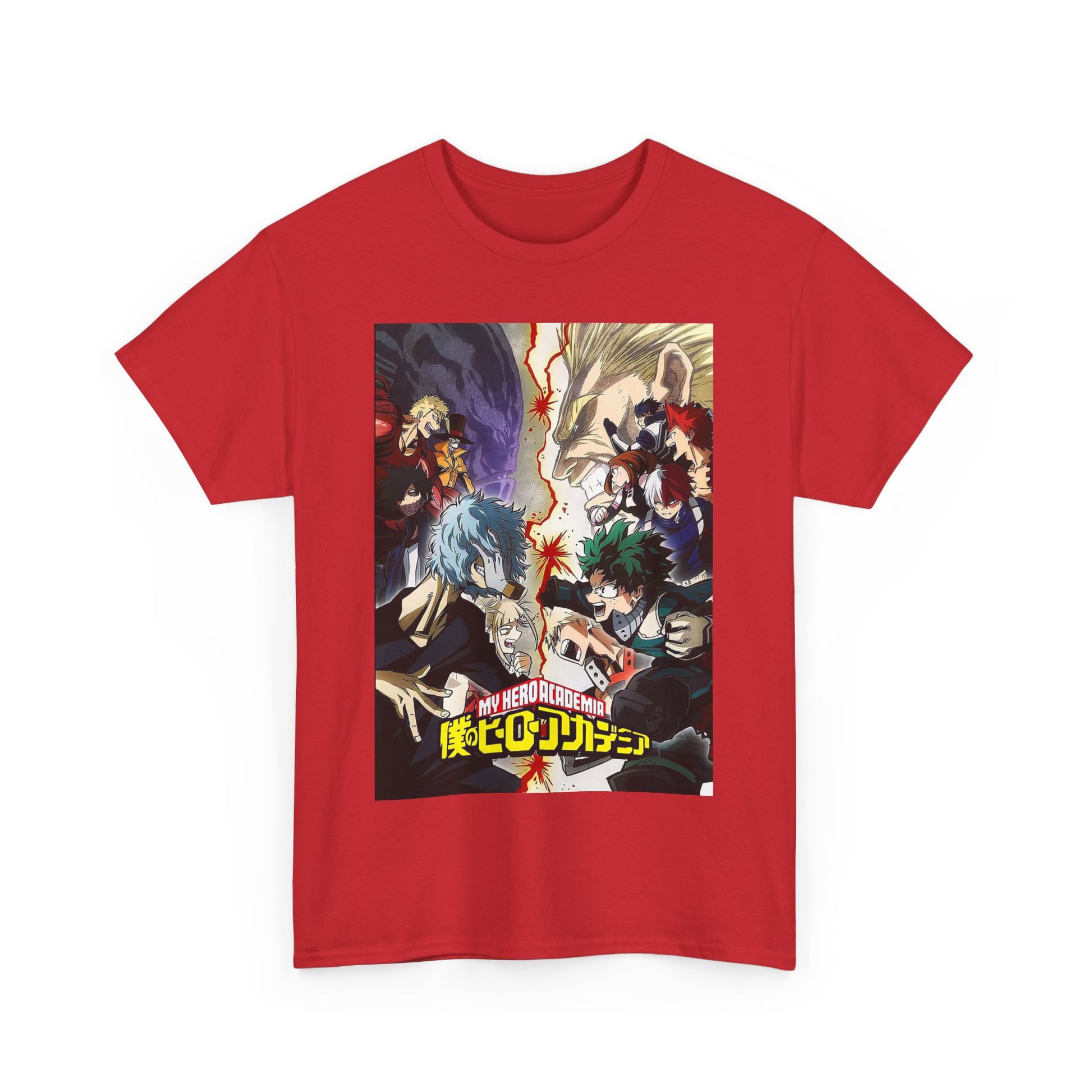 Anime-Inspired Unisex Heavy Cotton Tee | Perfect Gift for Fans, Casual Wear, Street Style, Holiday Gifts, Graphic Tee, Manga Merch