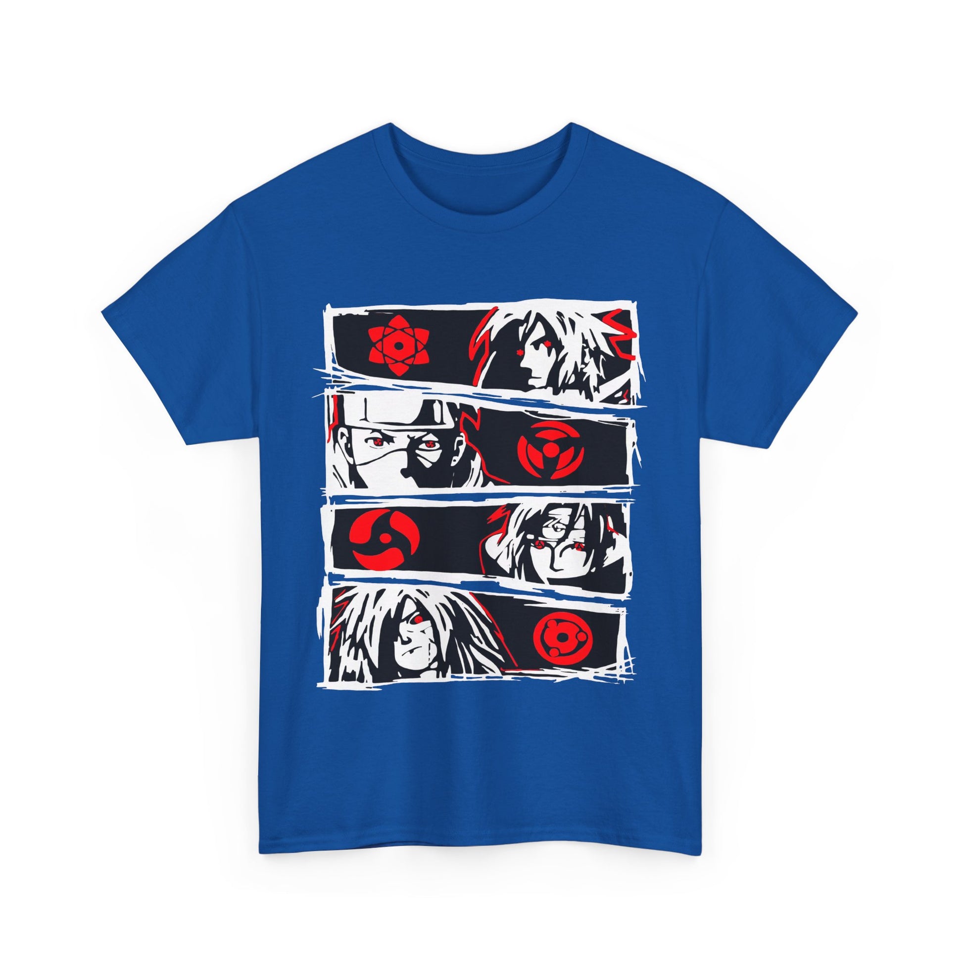 Naruto Anime-Inspired Unisex Heavy Cotton Tee, Graphic Tee for Fans, Cool Casual Wear, Collector's Edition, Gift for Anime Lovers, Streetwear