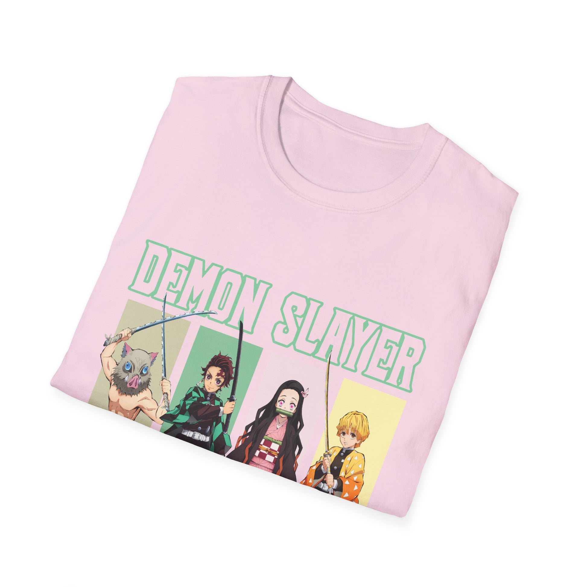 Demon Slayer Unisex T-Shirt, Anime Fan Shirt, Casual Wear, Gift for Otaku, Streetwear Style, Graphic Tee