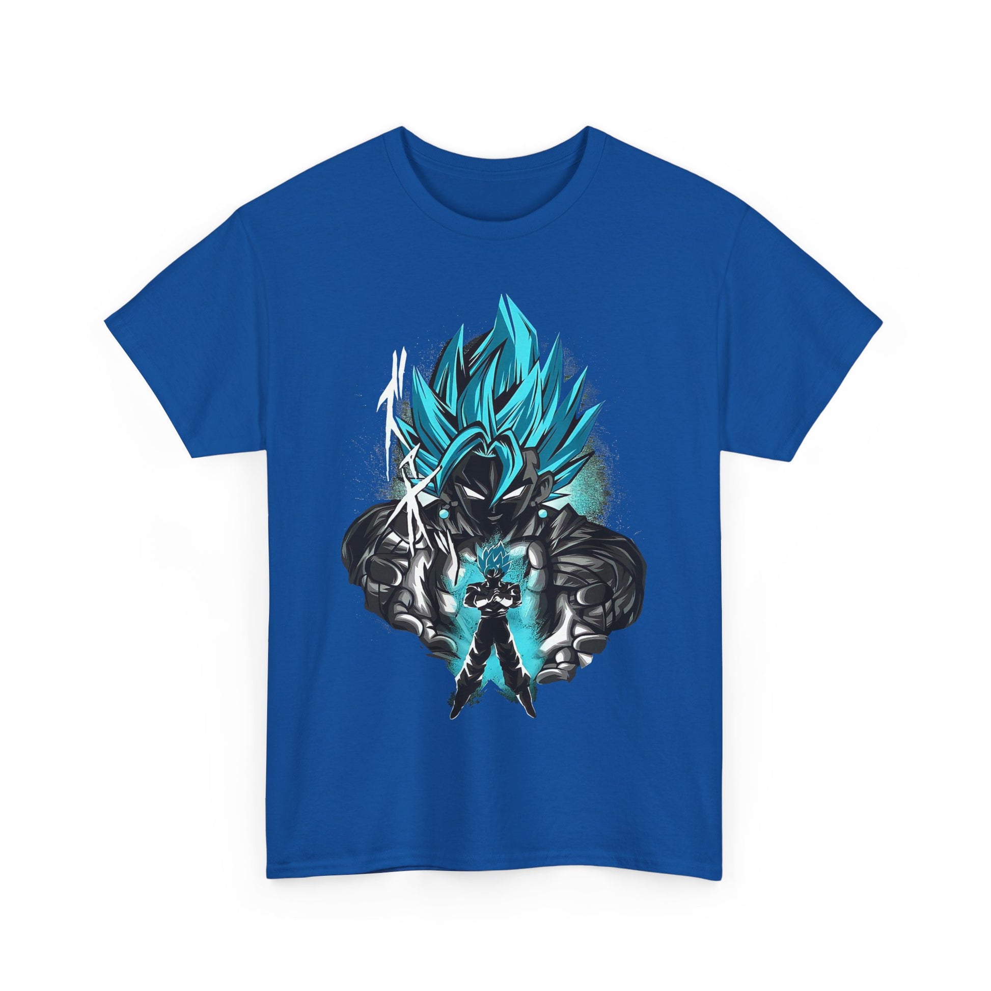 Super Saiyan Inspired Unisex Heavy Cotton Tee, Dragon Ball Z Shirt, Anime Fan Gift, Casual T-Shirt, Graphic Tee, Comic Con Apparel