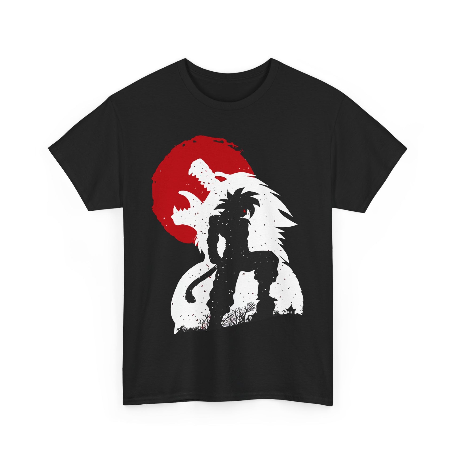 Epic Anime-Style Unisex Heavy Cotton Tee, Graphic Tee, Casual Wear, Gift for Anime Fans, Birthday Present, Streetwear