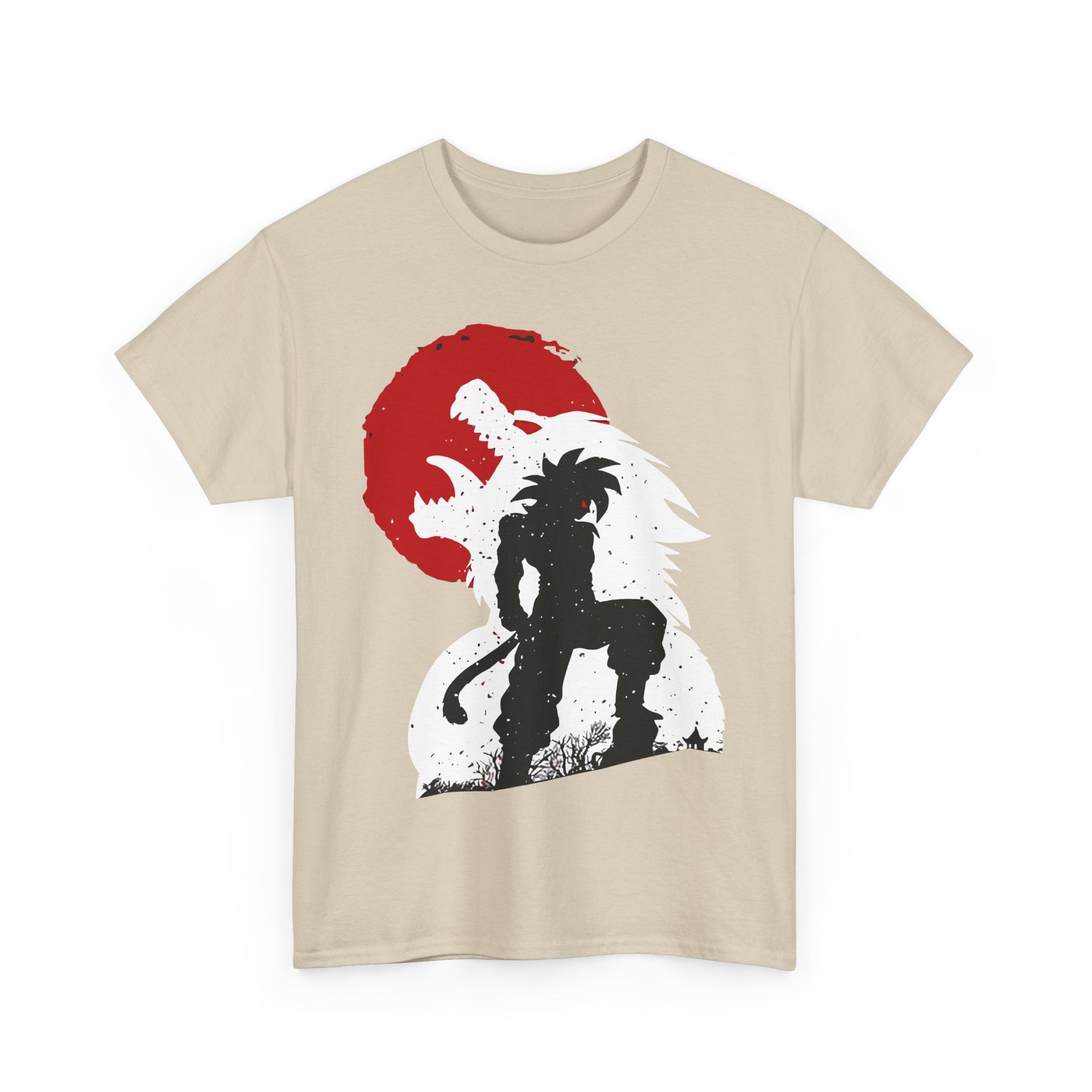 Epic Anime-Style Unisex Heavy Cotton Tee, Graphic Tee, Casual Wear, Gift for Anime Fans, Birthday Present, Streetwear