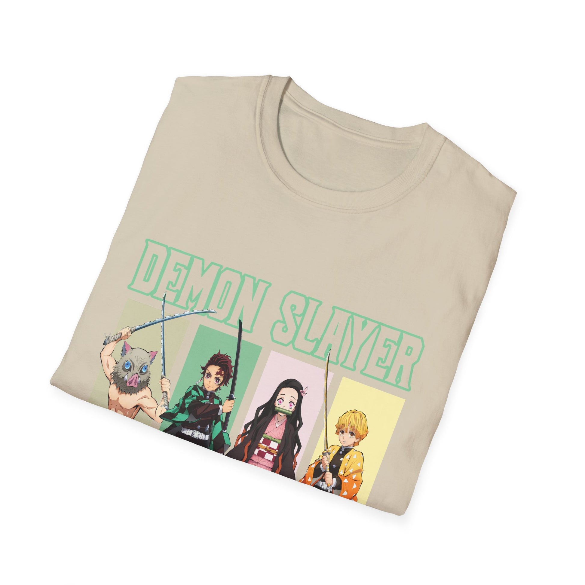 Demon Slayer Unisex T-Shirt, Anime Fan Shirt, Casual Wear, Gift for Otaku, Streetwear Style, Graphic Tee