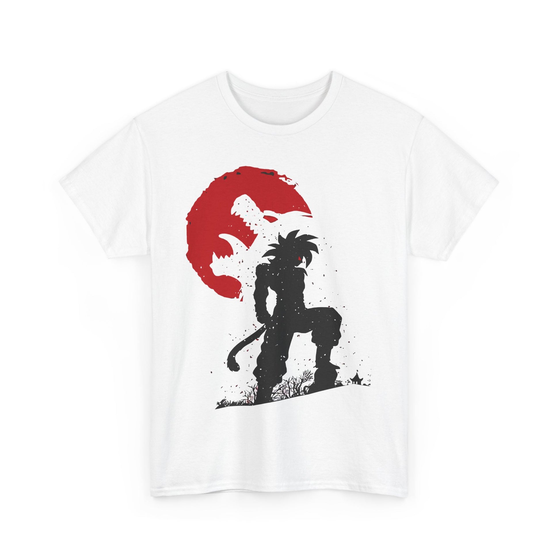 Epic Anime-Style Unisex Heavy Cotton Tee, Graphic Tee, Casual Wear, Gift for Anime Fans, Birthday Present, Streetwear
