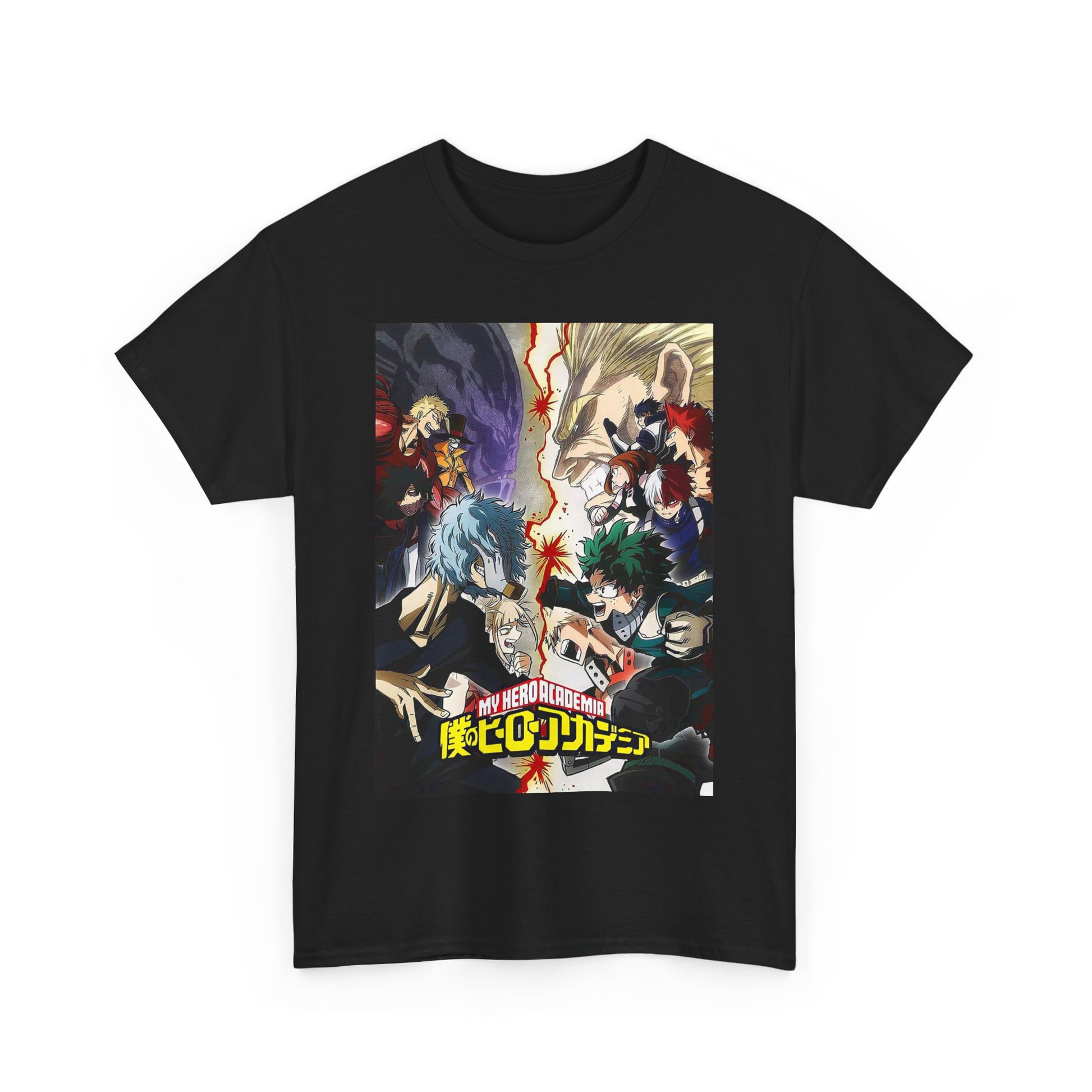 Anime-Inspired Unisex Heavy Cotton Tee | Perfect Gift for Fans, Casual Wear, Street Style, Holiday Gifts, Graphic Tee, Manga Merch