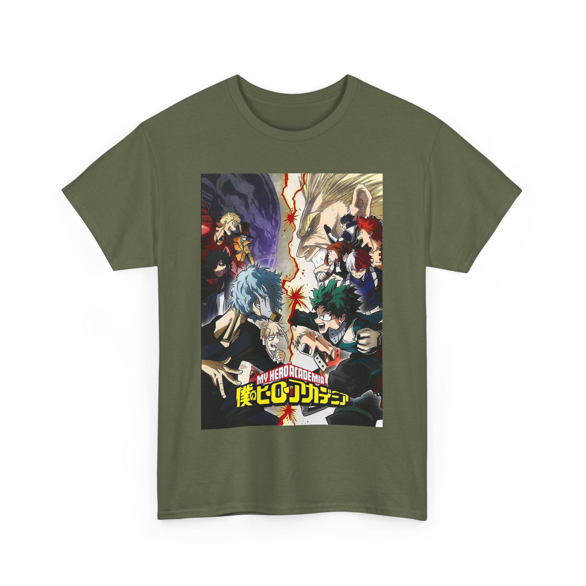 Anime-Inspired Unisex Heavy Cotton Tee | Perfect Gift for Fans, Casual Wear, Street Style, Holiday Gifts, Graphic Tee, Manga Merch