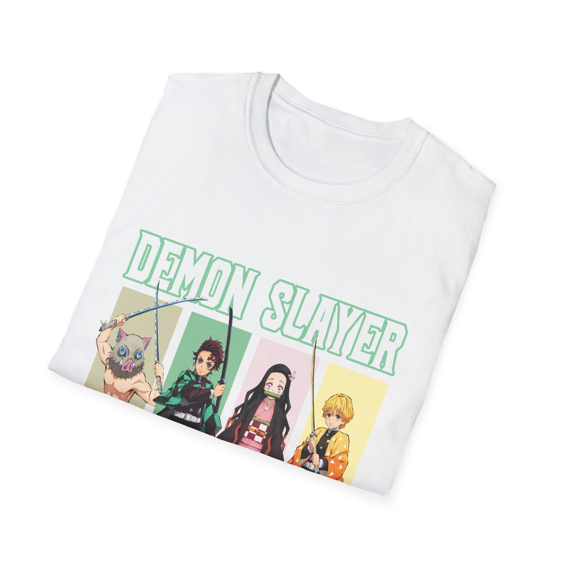 Demon Slayer Unisex T-Shirt, Anime Fan Shirt, Casual Wear, Gift for Otaku, Streetwear Style, Graphic Tee