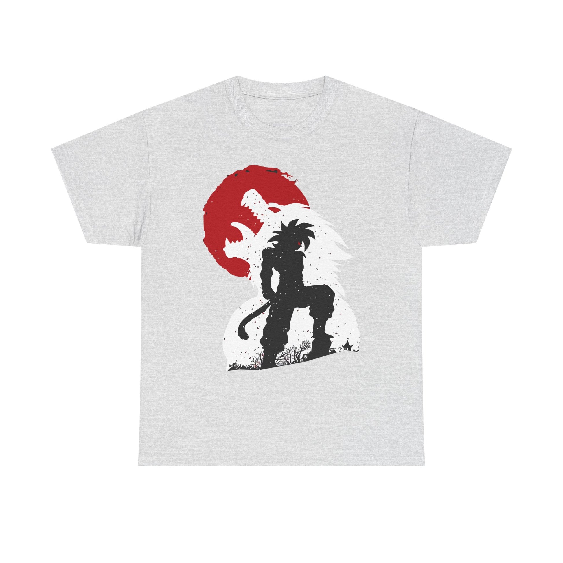 Epic Anime-Style Unisex Heavy Cotton Tee, Graphic Tee, Casual Wear, Gift for Anime Fans, Birthday Present, Streetwear