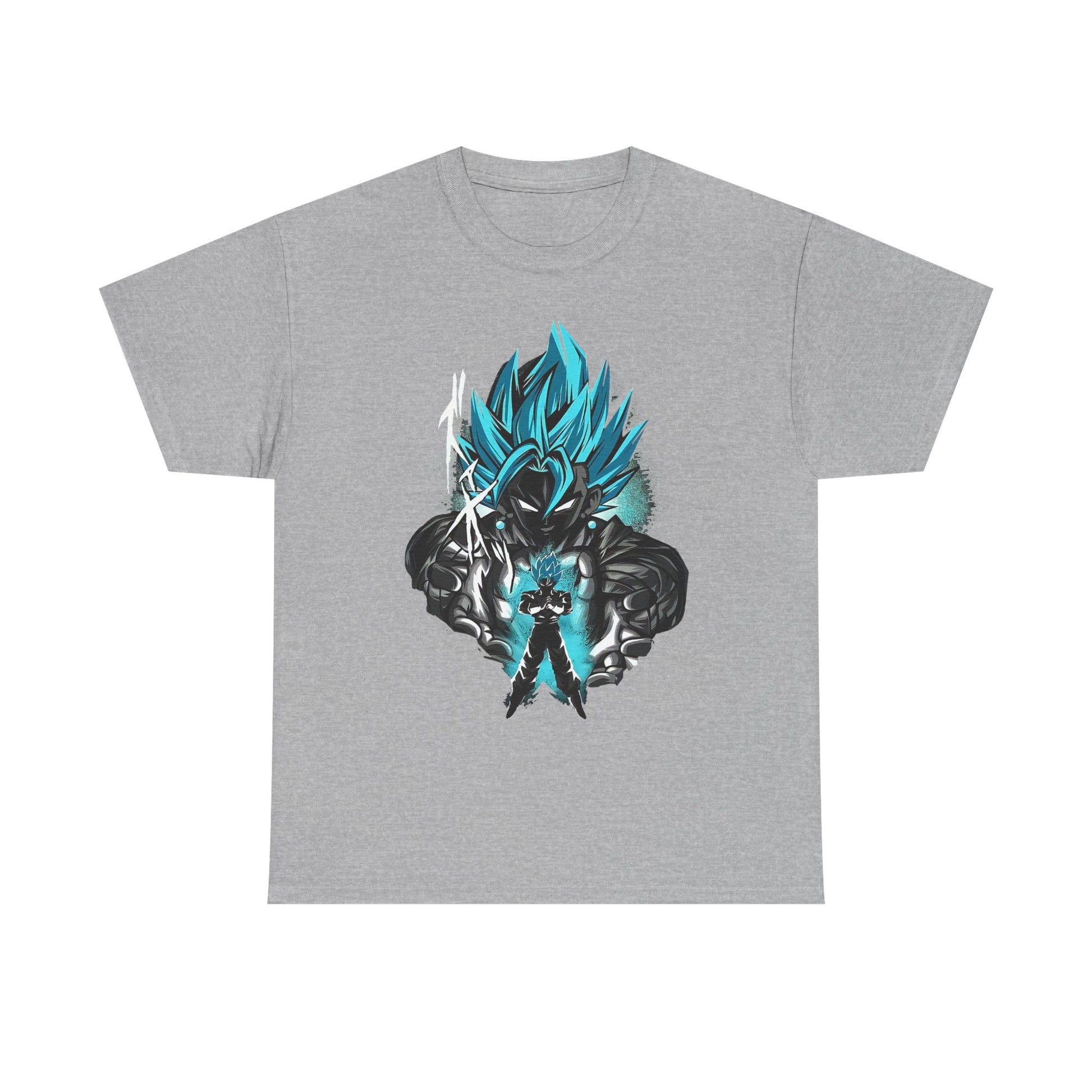 Super Saiyan Inspired Unisex Heavy Cotton Tee, Dragon Ball Z Shirt, Anime Fan Gift, Casual T-Shirt, Graphic Tee, Comic Con Apparel