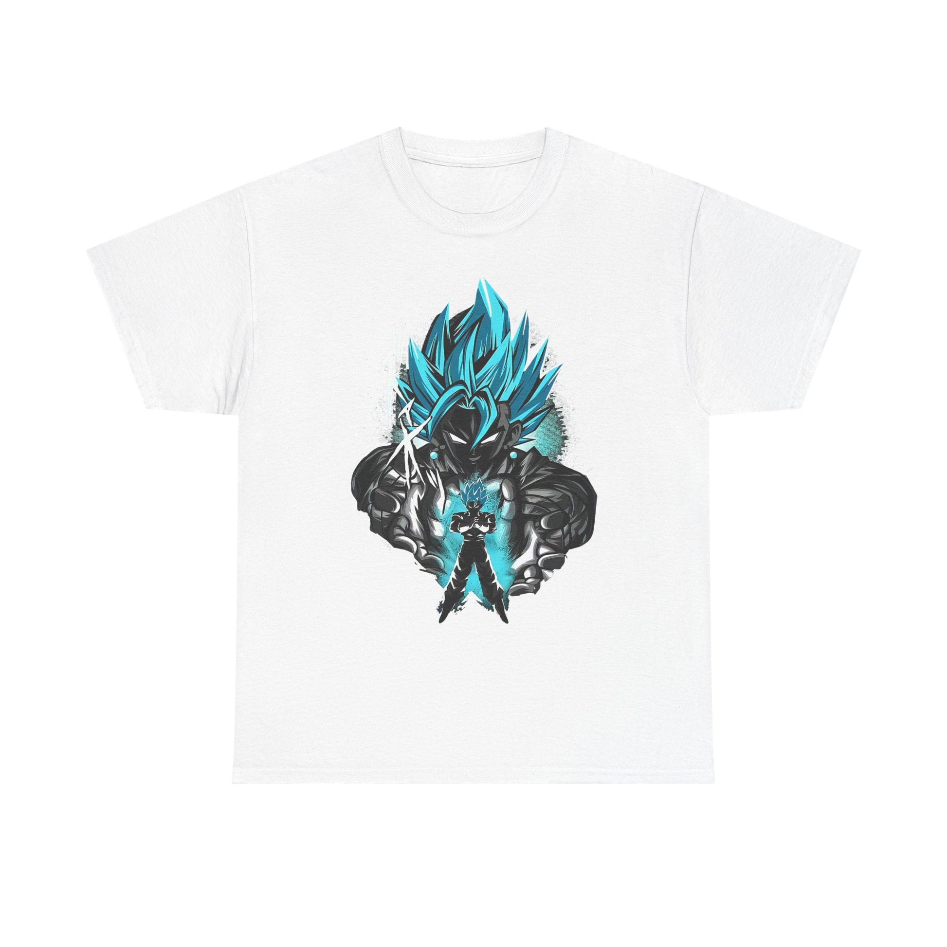 Super Saiyan Inspired Unisex Heavy Cotton Tee, Dragon Ball Z Shirt, Anime Fan Gift, Casual T-Shirt, Graphic Tee, Comic Con Apparel