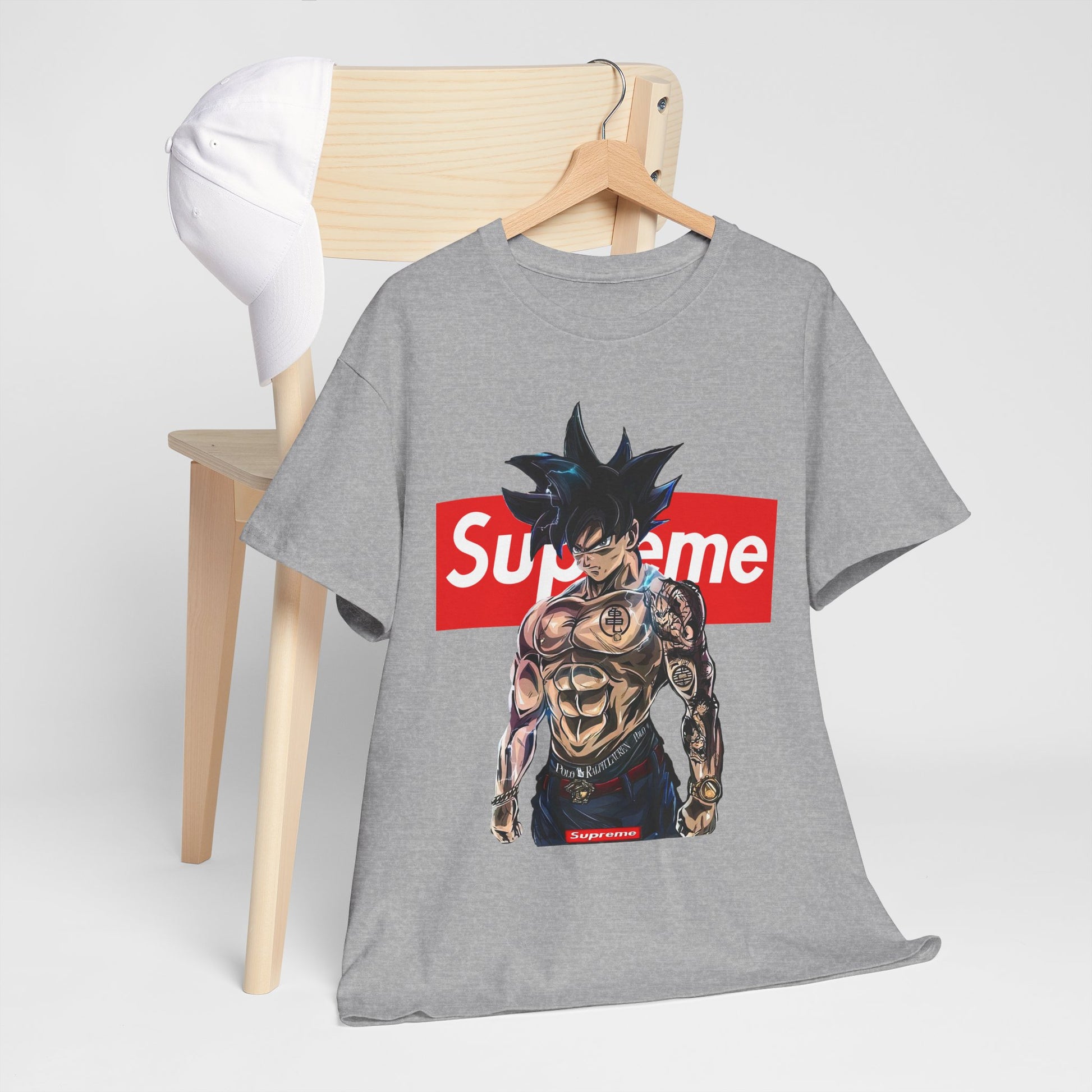 Anime-Inspired Graphic Tee, Unisex Heavy Cotton T-Shirt for Fans, Streetwear Style, Perfect Gift for Anime Lovers, Casual Everyday Wear