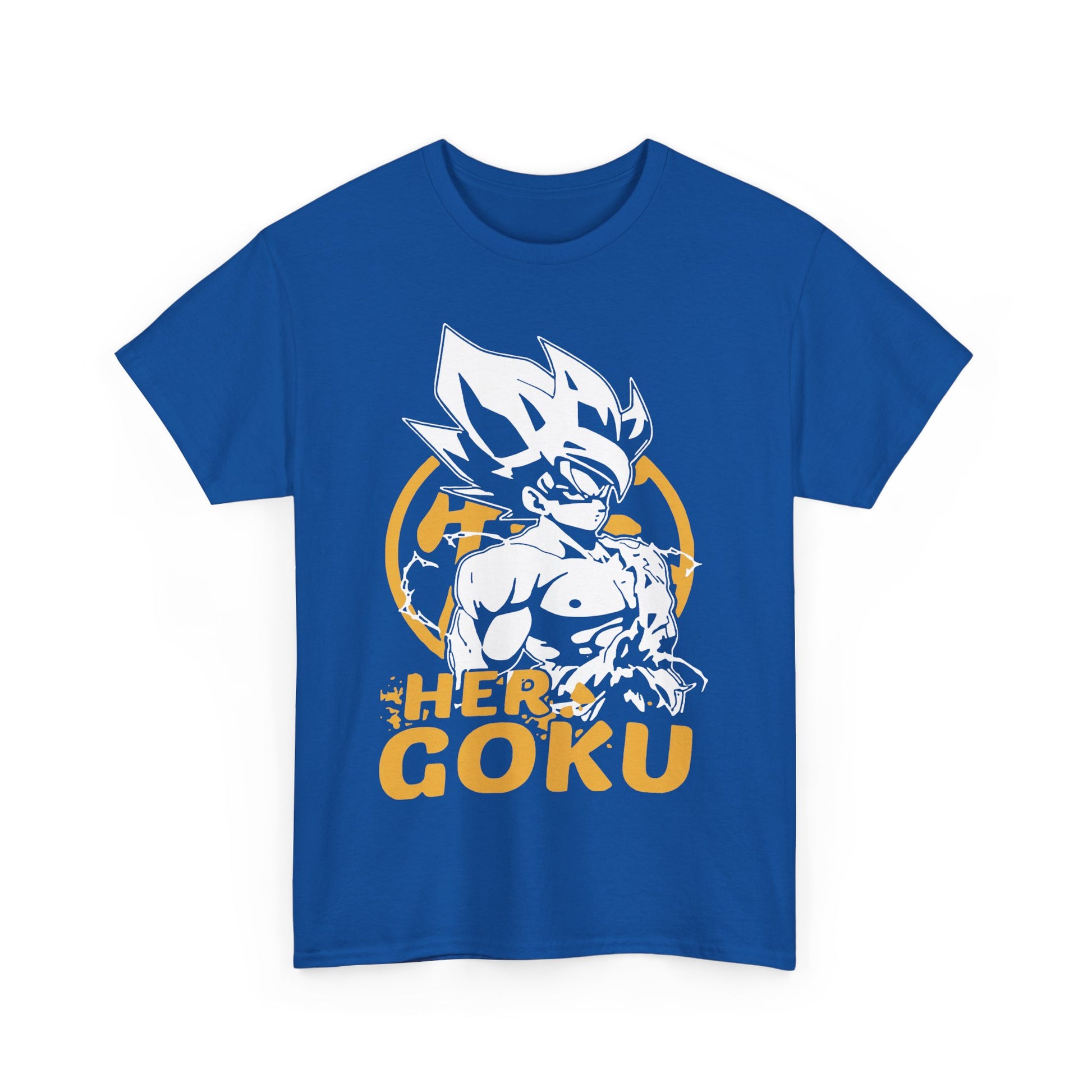 Her Goku Unisex Heavy Cotton Tee - Cool Anime Shirt, Perfect Gift for Fans, Casual Wear, Comfy Everyday Top, Great for Birthdays