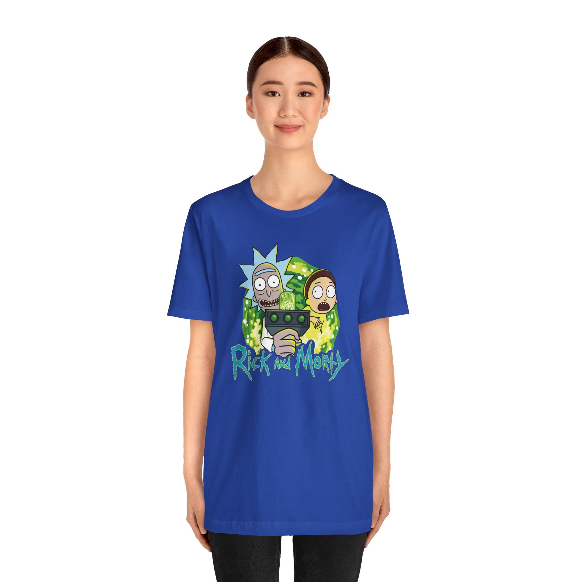 Rick and Morty Inspired Unisex T-Shirt - Fun Graphic Tee, Gift for Fans, Casual Wear, Cartoon Enthusiasts, Unique Gift