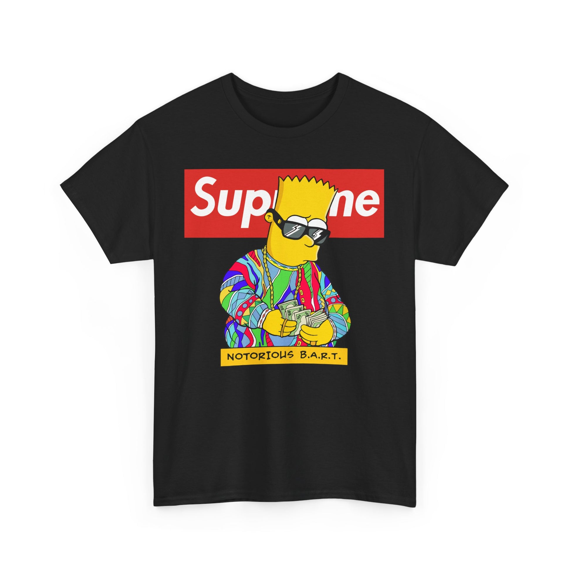 Supreme Bart Graphic Tee, Vintage Style Unisex T-Shirt, Streetwear Apparel, Cool Casual Shirt, Gift for Fans
