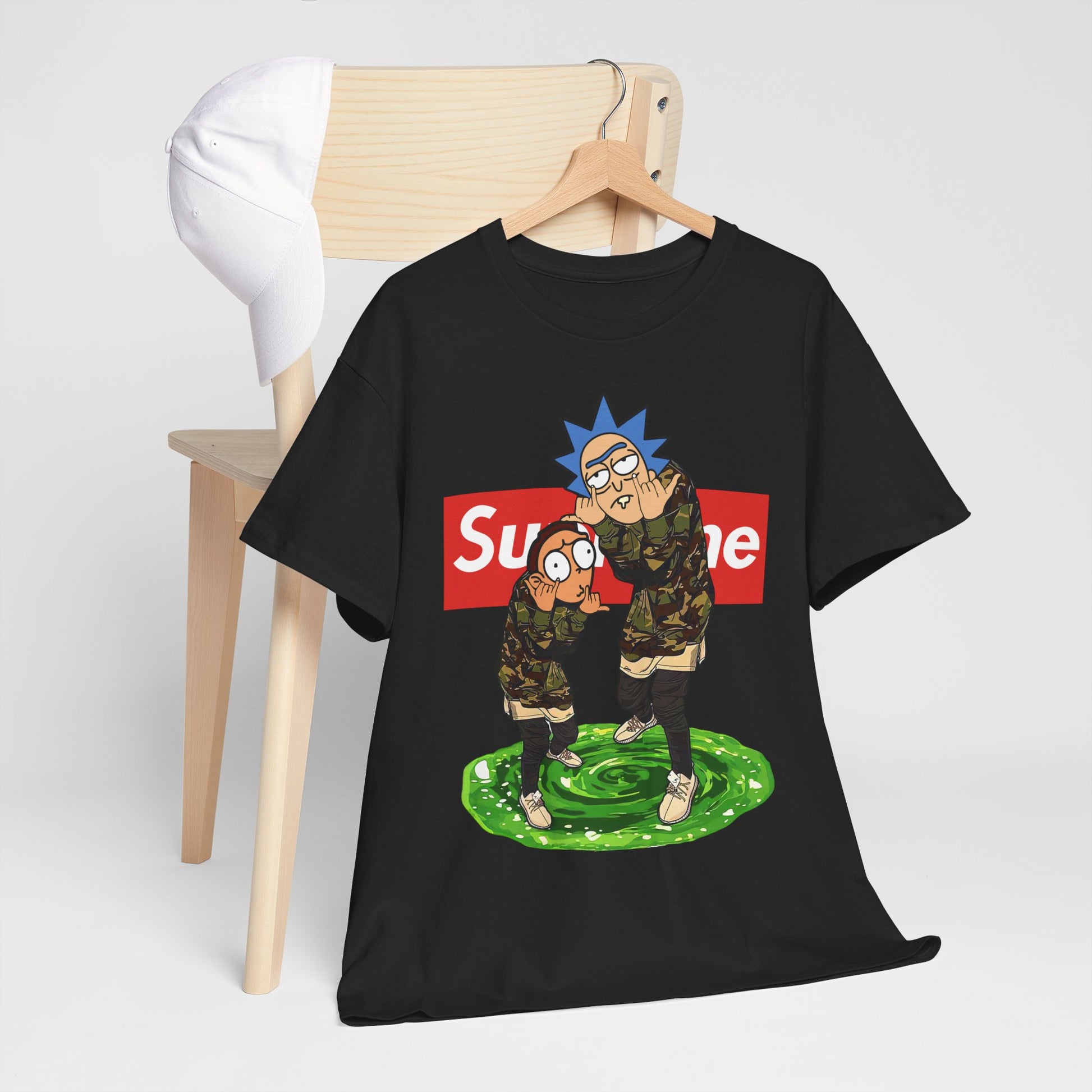 Unisex Cartoon Tee, Streetwear T-Shirt, Unique Graphic Tee, Summer Casual Wear, Trendy Gift for Fans, Fashionable Everyday Top