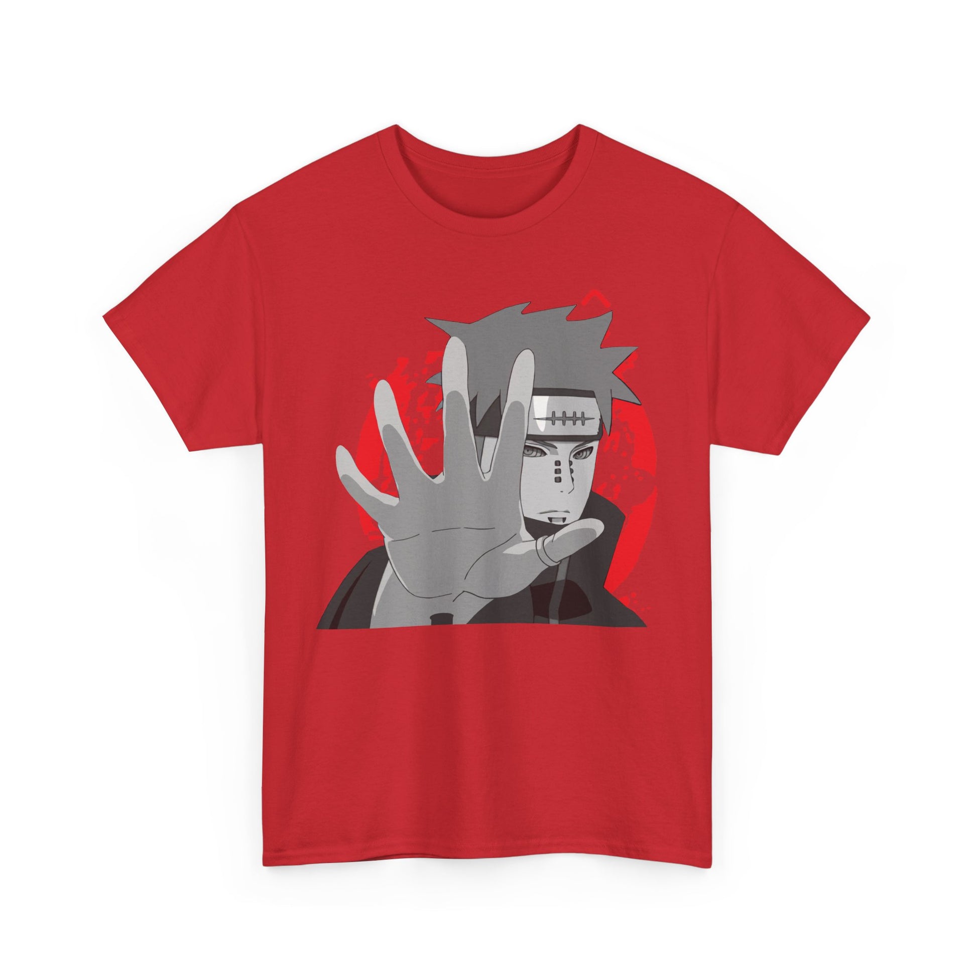 Naruto-Inspired Unisex Heavy Cotton Tee, Casual Anime Shirt, Gift for Fans, Streetwear, Graphic Tee