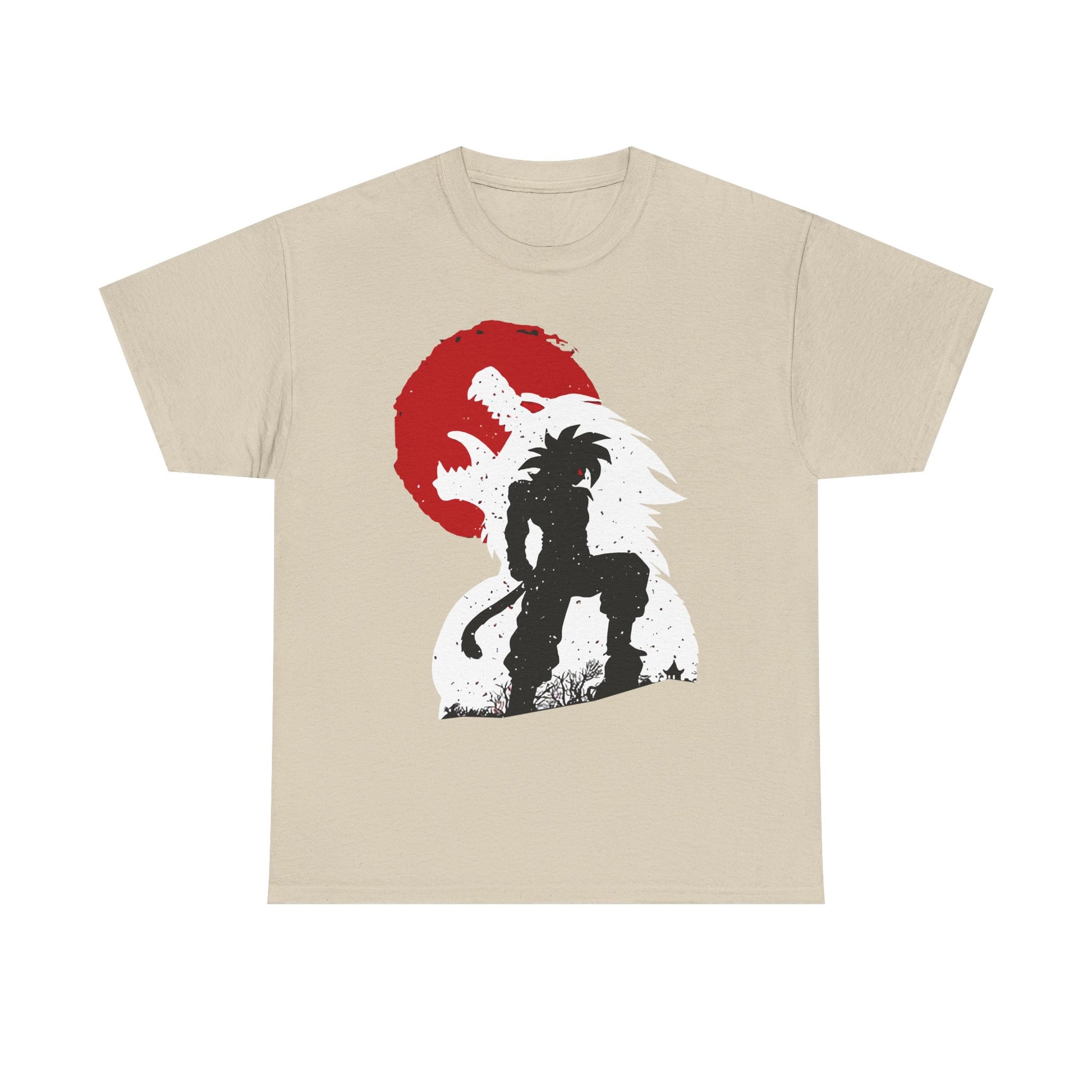 Epic Anime-Style Unisex Heavy Cotton Tee, Graphic Tee, Casual Wear, Gift for Anime Fans, Birthday Present, Streetwear