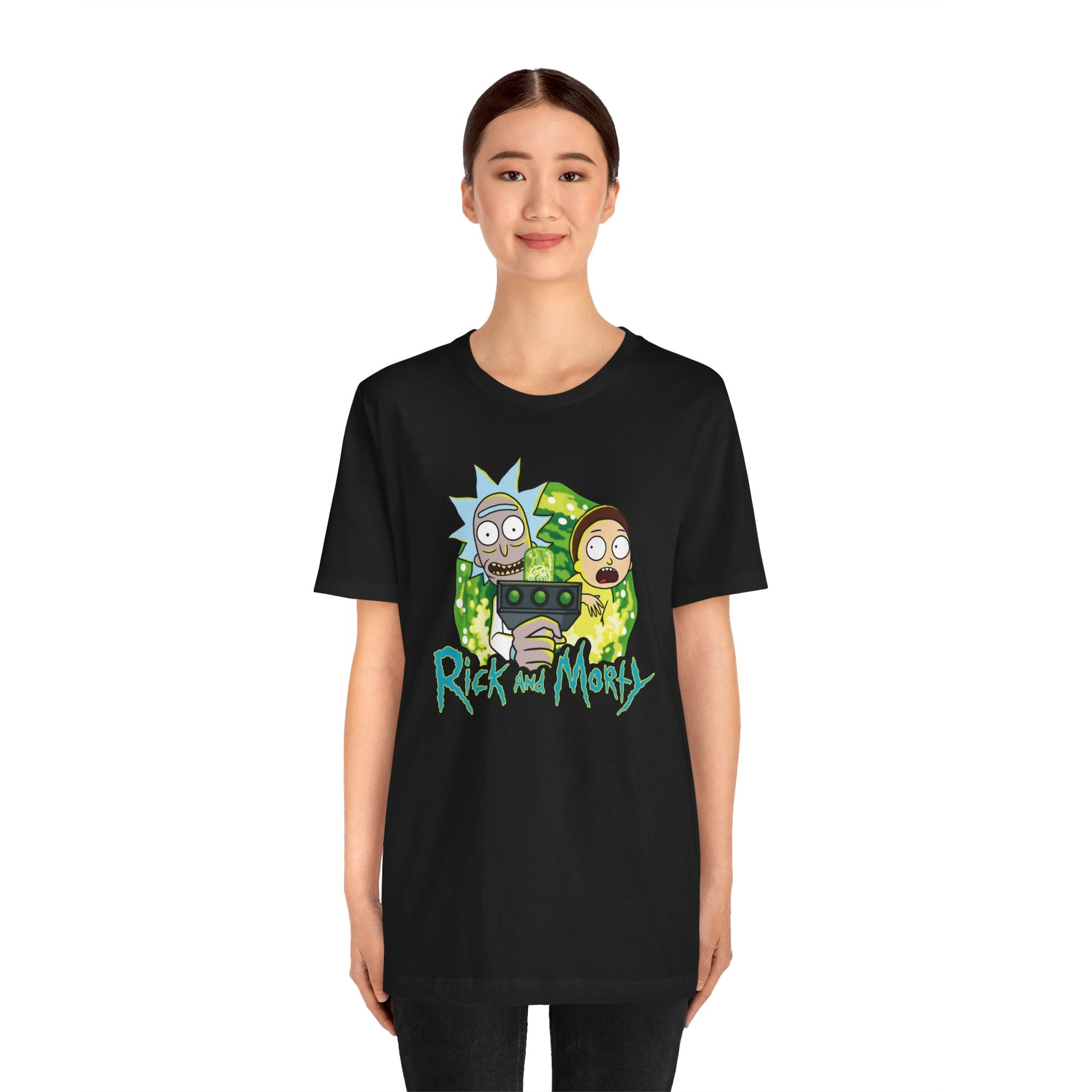 Rick and Morty Inspired Unisex T-Shirt - Fun Graphic Tee, Gift for Fans, Casual Wear, Cartoon Enthusiasts, Unique Gift