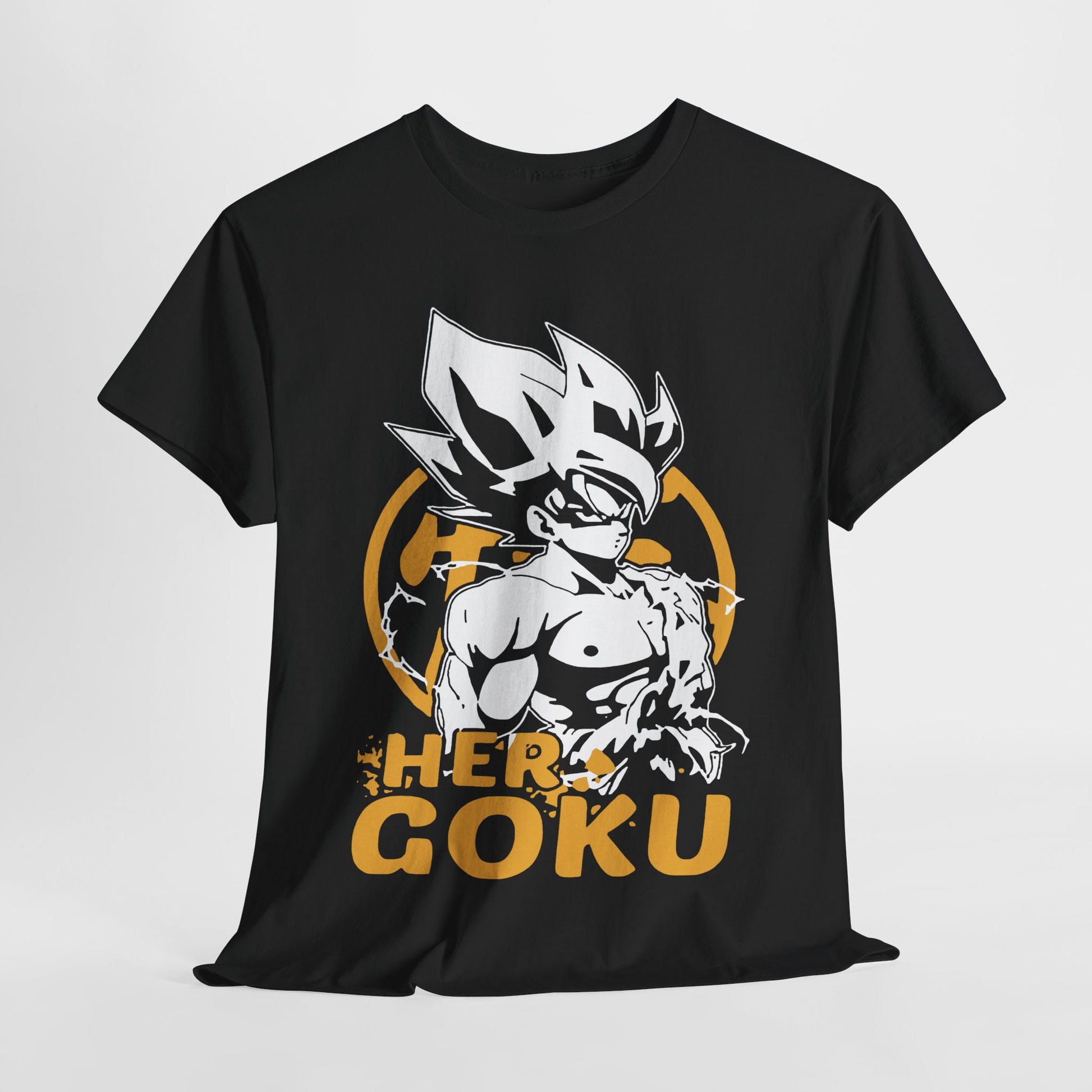 Her Goku Unisex Heavy Cotton Tee - Cool Anime Shirt, Perfect Gift for Fans, Casual Wear, Comfy Everyday Top, Great for Birthdays