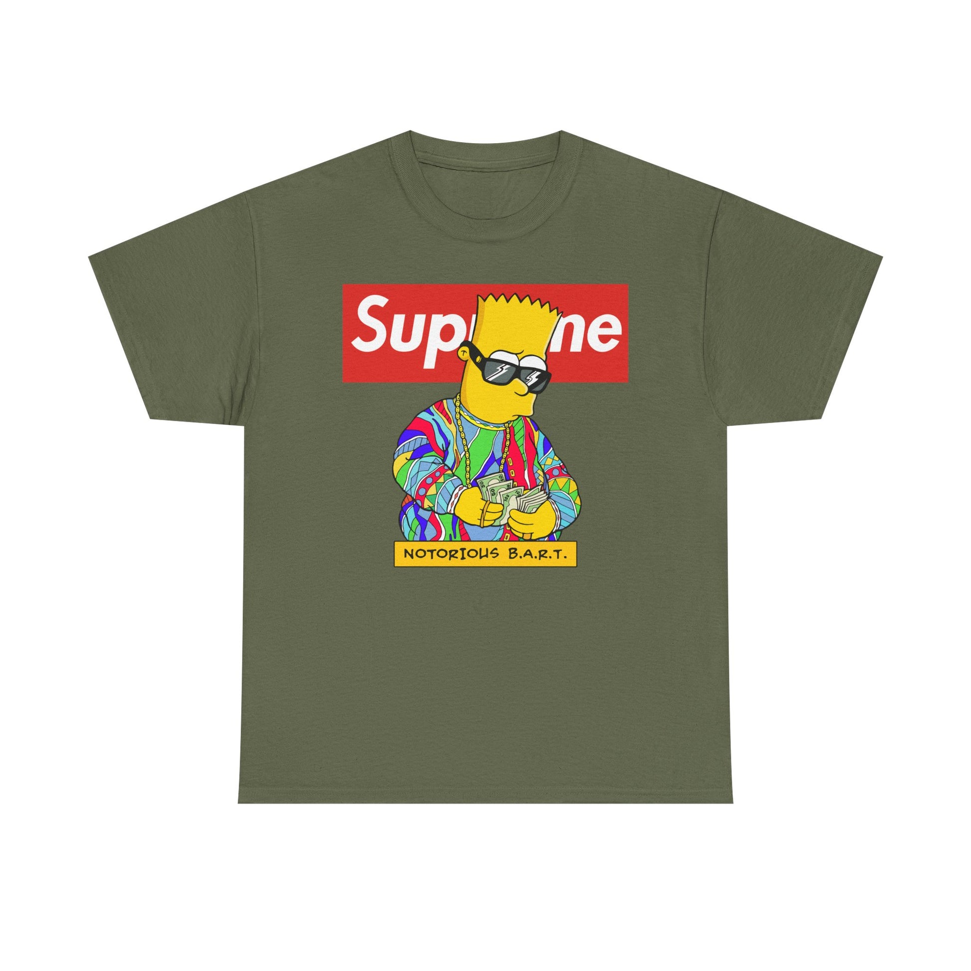 Supreme Bart Graphic Tee, Vintage Style Unisex T-Shirt, Streetwear Apparel, Cool Casual Shirt, Gift for Fans