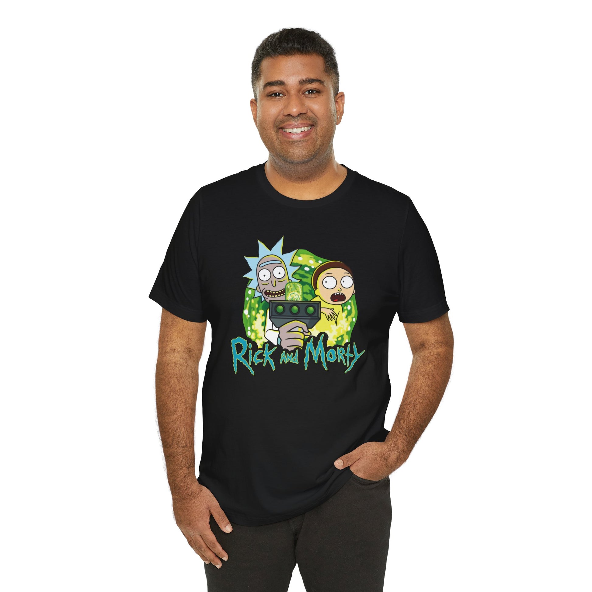 Rick and Morty Inspired Unisex T-Shirt - Fun Graphic Tee, Gift for Fans, Casual Wear, Cartoon Enthusiasts, Unique Gift