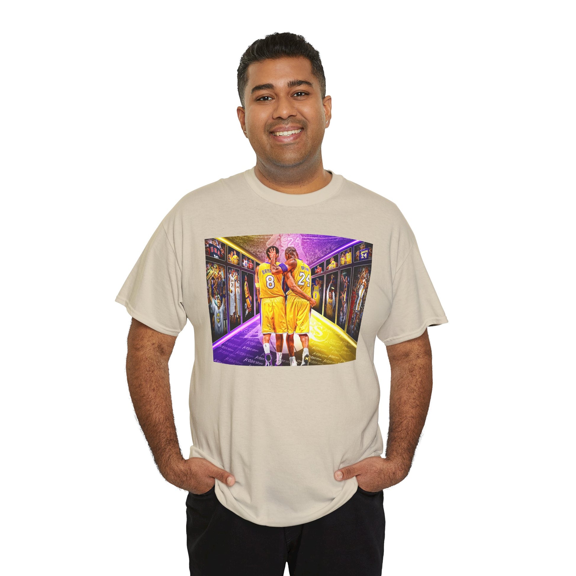 Kobe Bryant Tribute Tee, Unisex Cotton T-Shirt, Basketball Fan Shirt, Sports Apparel, Gift for Sports Lovers, Commemorative Tee
