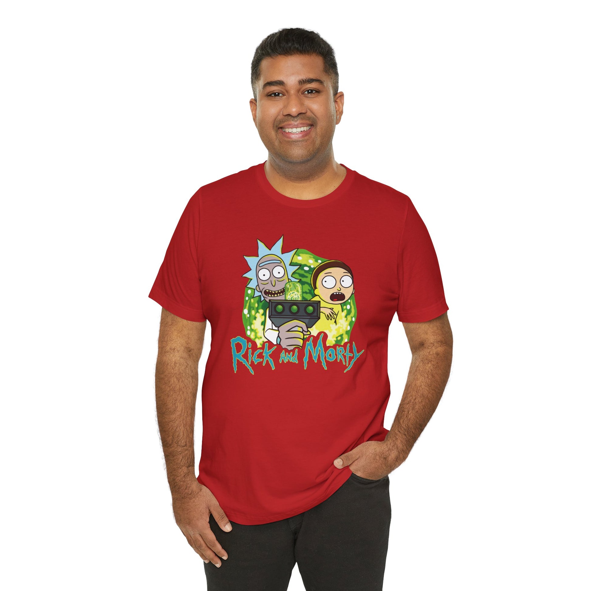 Rick and Morty Inspired Unisex T-Shirt - Fun Graphic Tee, Gift for Fans, Casual Wear, Cartoon Enthusiasts, Unique Gift