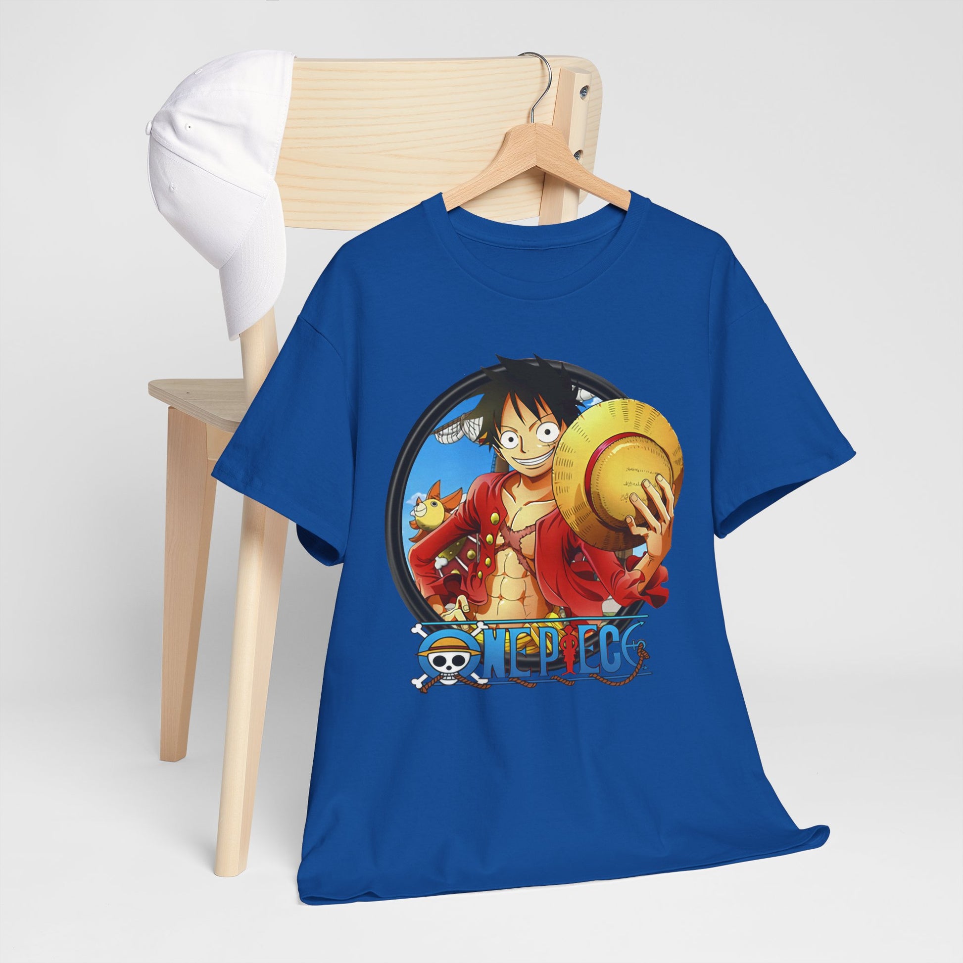 One Piece Unisex Heavy Cotton Tee, Anime Shirt, Gift for Fans, Casual Wear, Summer T-Shirt, Streetwear