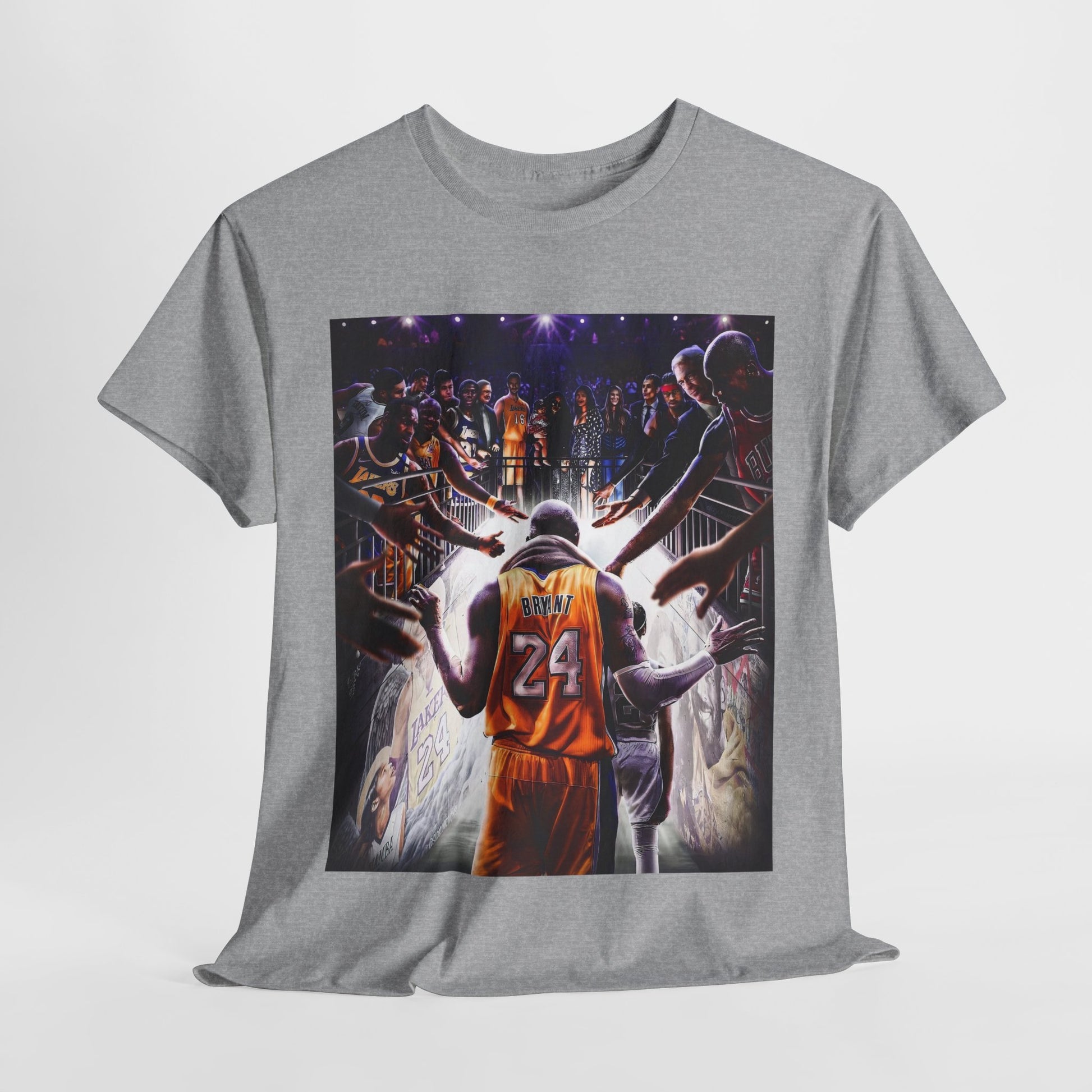 Kobe Unisex Heavy Cotton Tee, Basketball Lover Gift, Retro Sports Tee, Inspirational Quote Shirt, Unisex Graphic T-shirt