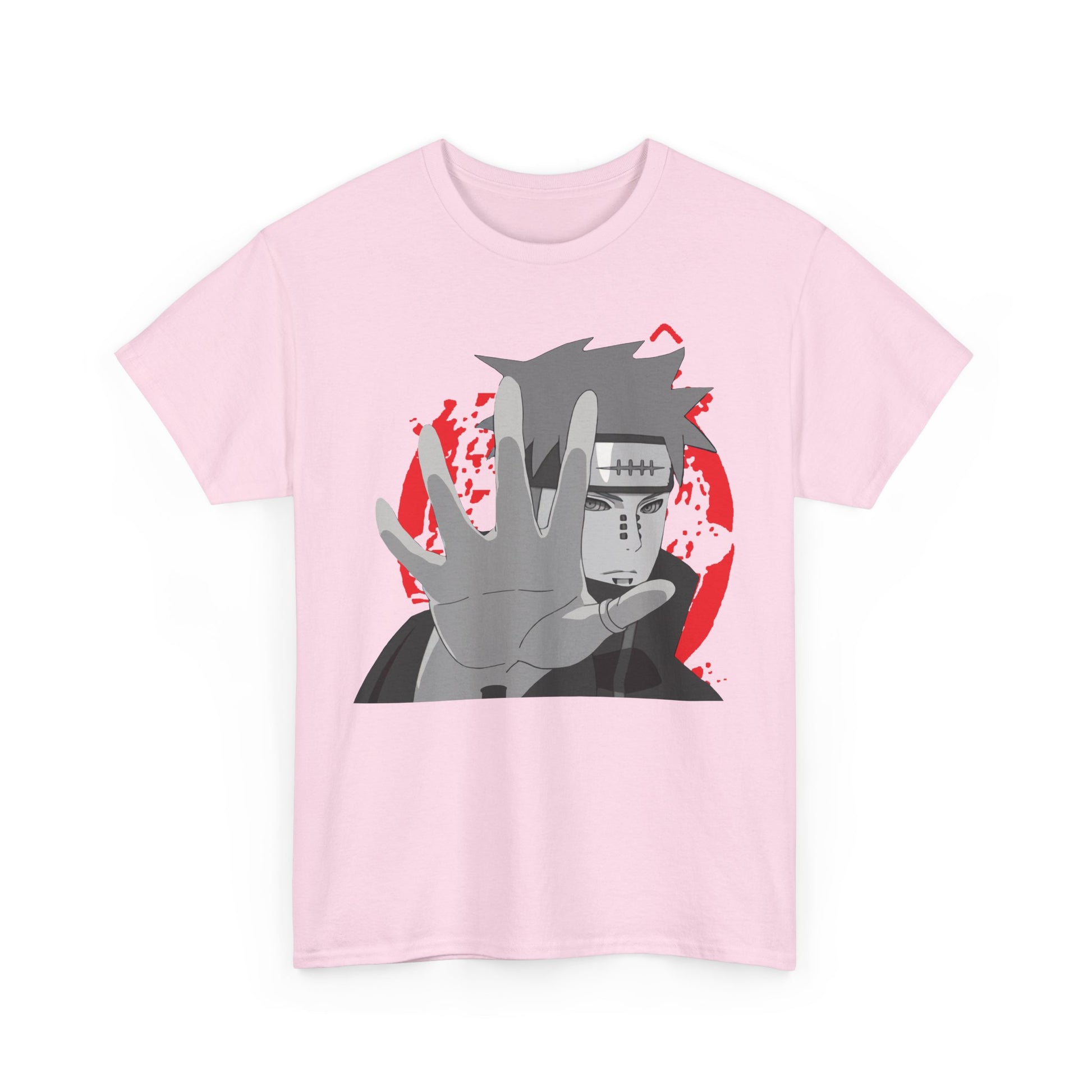 Naruto-Inspired Unisex Heavy Cotton Tee, Casual Anime Shirt, Gift for Fans, Streetwear, Graphic Tee