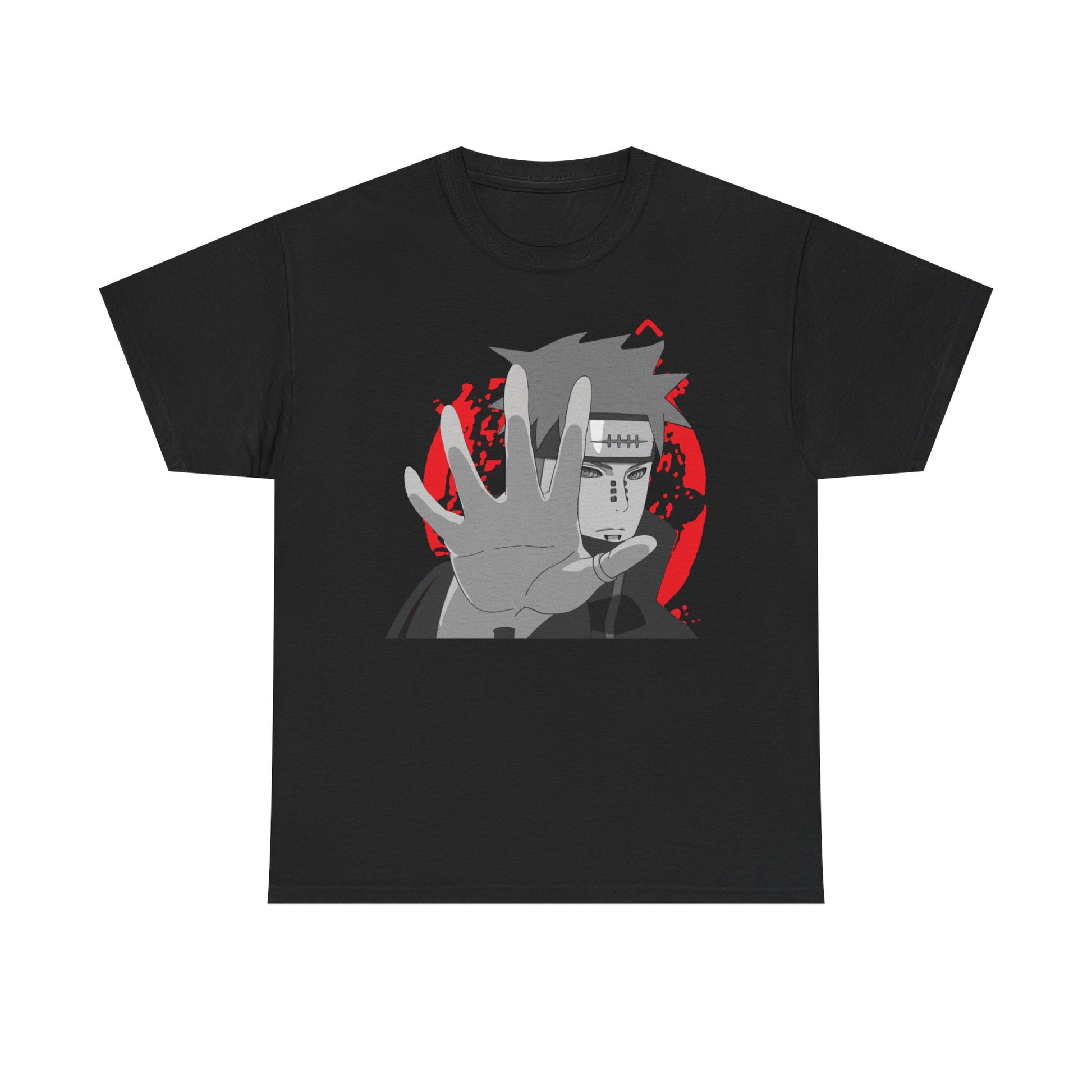 Naruto-Inspired Unisex Heavy Cotton Tee, Casual Anime Shirt, Gift for Fans, Streetwear, Graphic Tee