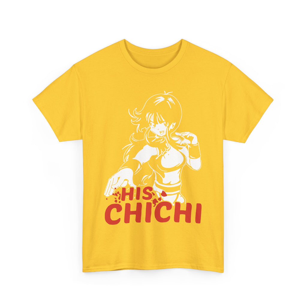 His Chichi Unisex Heavy Cotton Tee - Fun Graphic T-Shirt for Casual Wear, Gift for Father's Day, Summer Vibes, Birthday Celebration, [...]