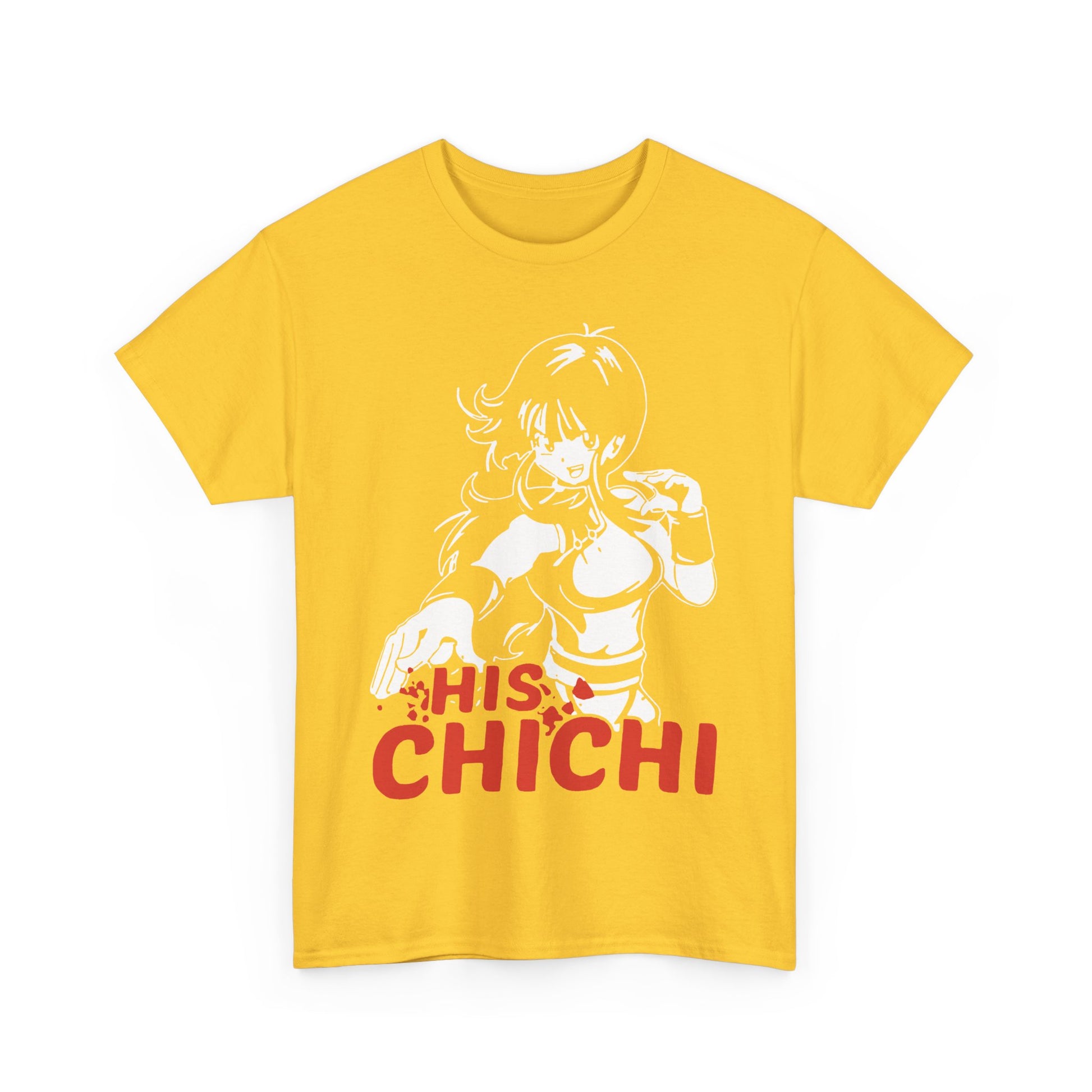 His Chichi Unisex Heavy Cotton Tee - Fun Graphic T-Shirt for Casual Wear, Gift for Father's Day, Summer Vibes, Birthday Celebration, [...]