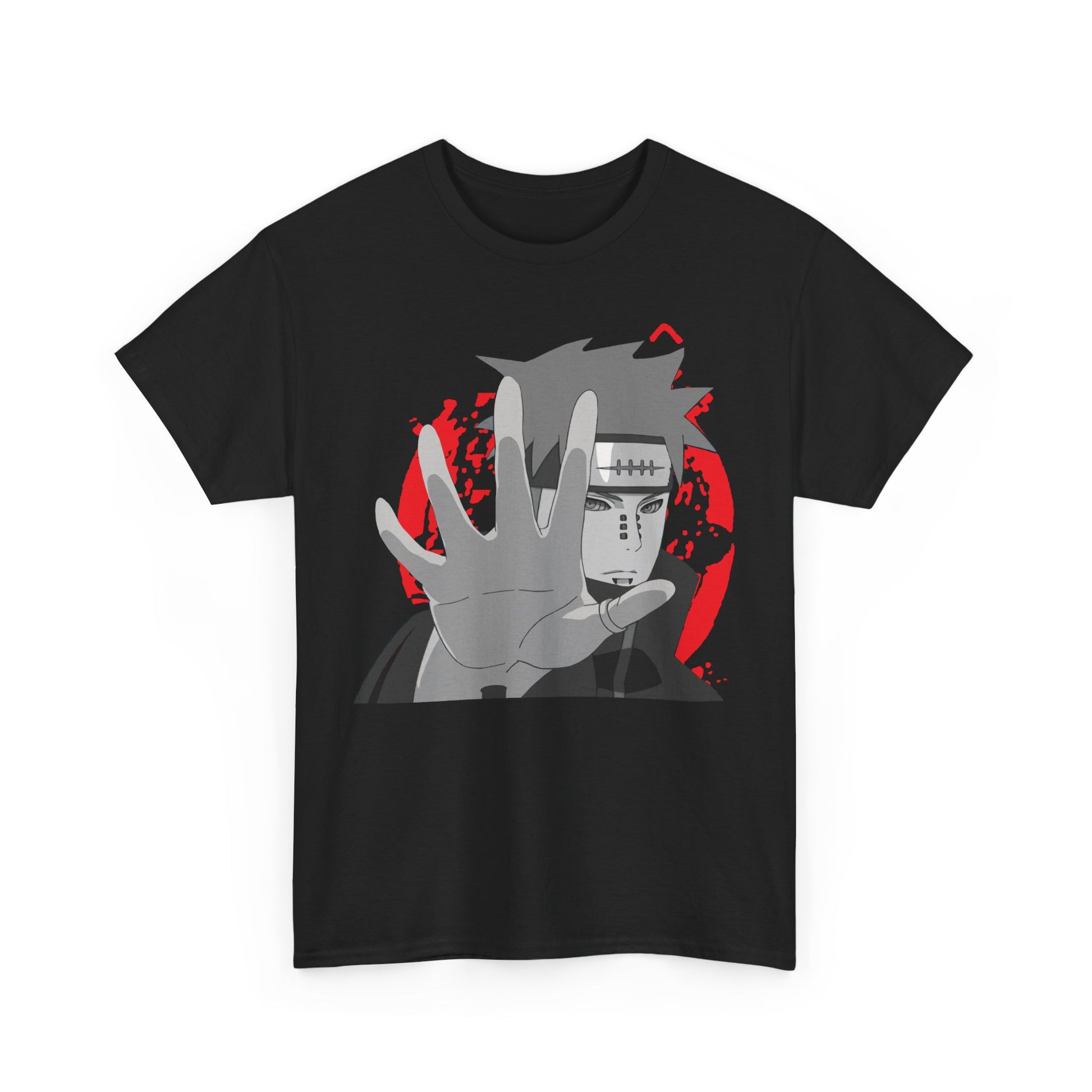 Naruto-Inspired Unisex Heavy Cotton Tee, Casual Anime Shirt, Gift for Fans, Streetwear, Graphic Tee