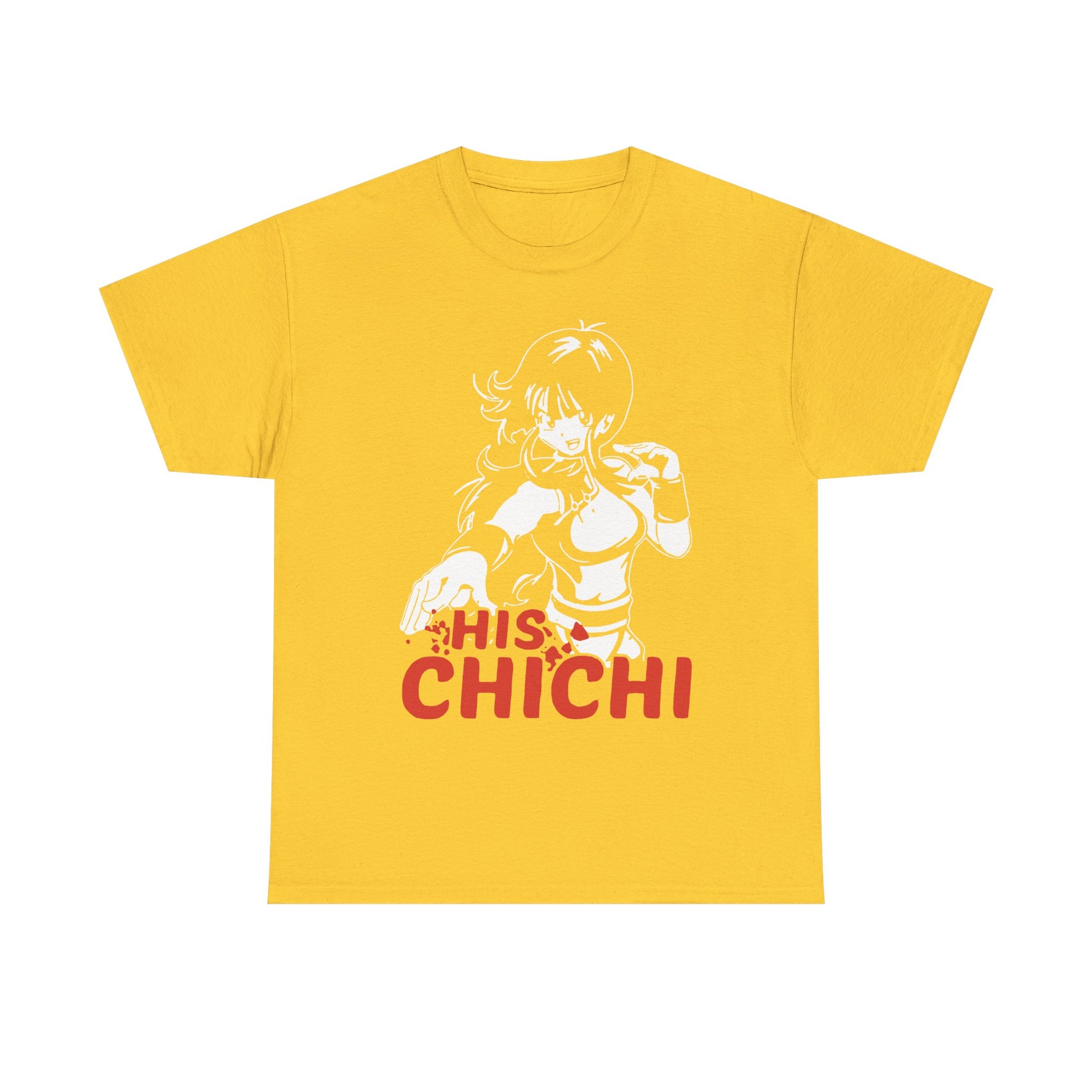 His Chichi Unisex Heavy Cotton Tee - Fun Graphic T-Shirt for Casual Wear, Gift for Father's Day, Summer Vibes, Birthday Celebration, [...]