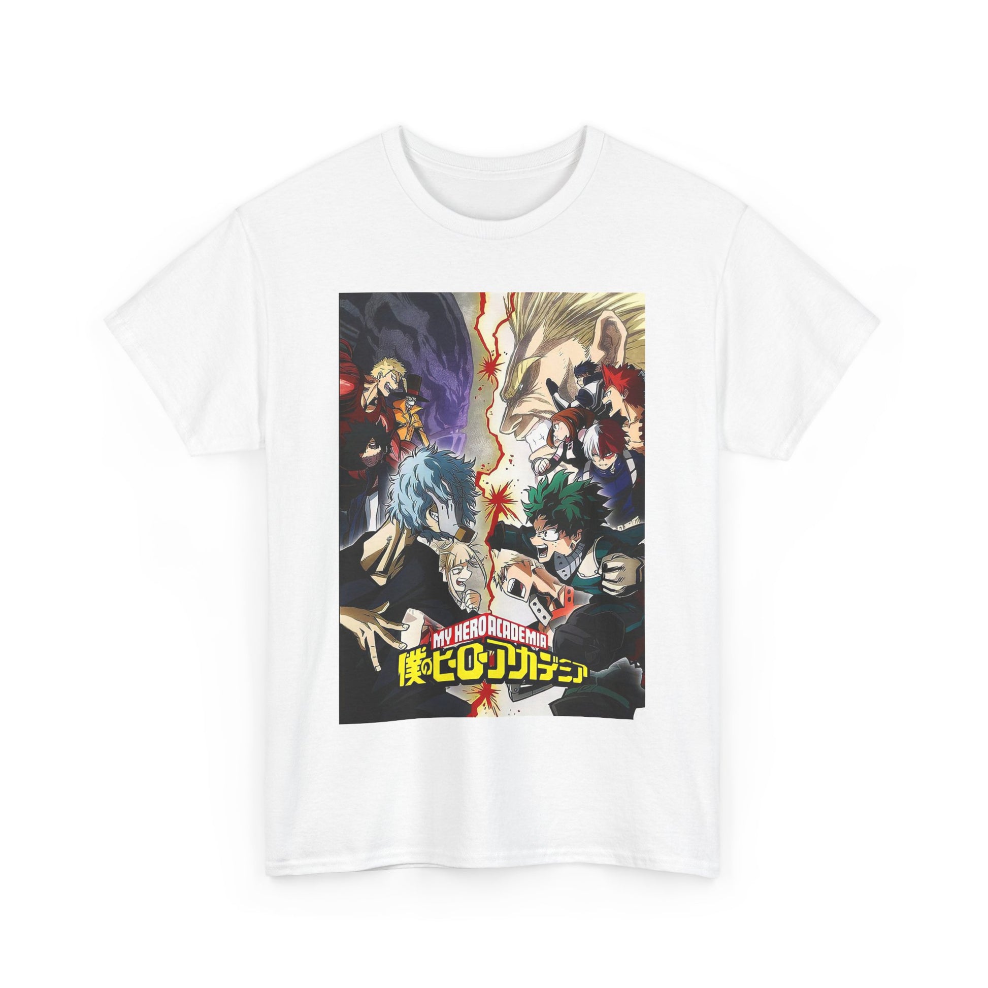 Anime-Inspired Unisex Heavy Cotton Tee | Perfect Gift for Fans, Casual Wear, Street Style, Holiday Gifts, Graphic Tee, Manga Merch