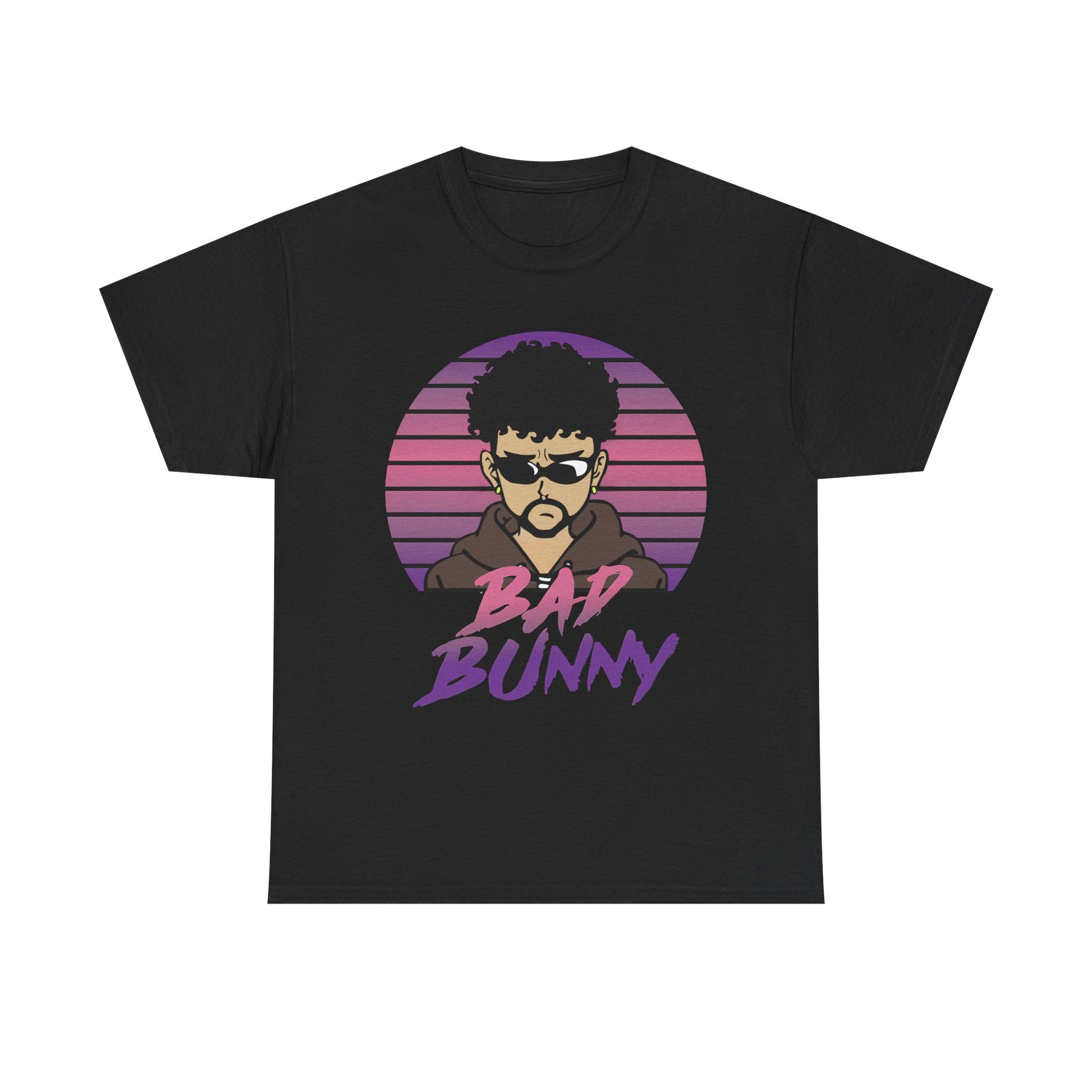 Cool BadBunny Unisex Heavy Cotton Tee, Casual Streetwear, Concert Merch, Gift for Fans, Music Lover Apparel