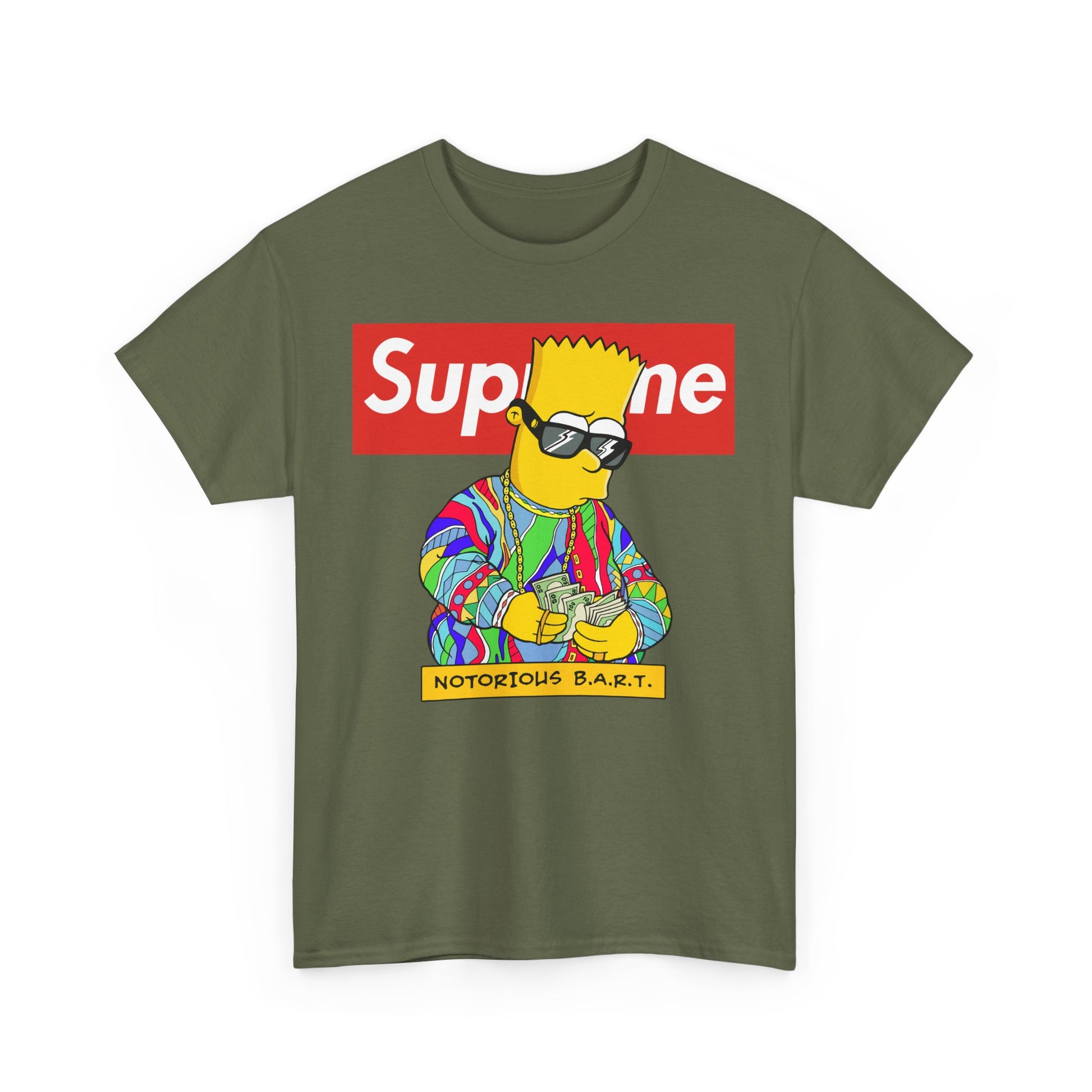 Supreme Bart Graphic Tee, Vintage Style Unisex T-Shirt, Streetwear Apparel, Cool Casual Shirt, Gift for Fans