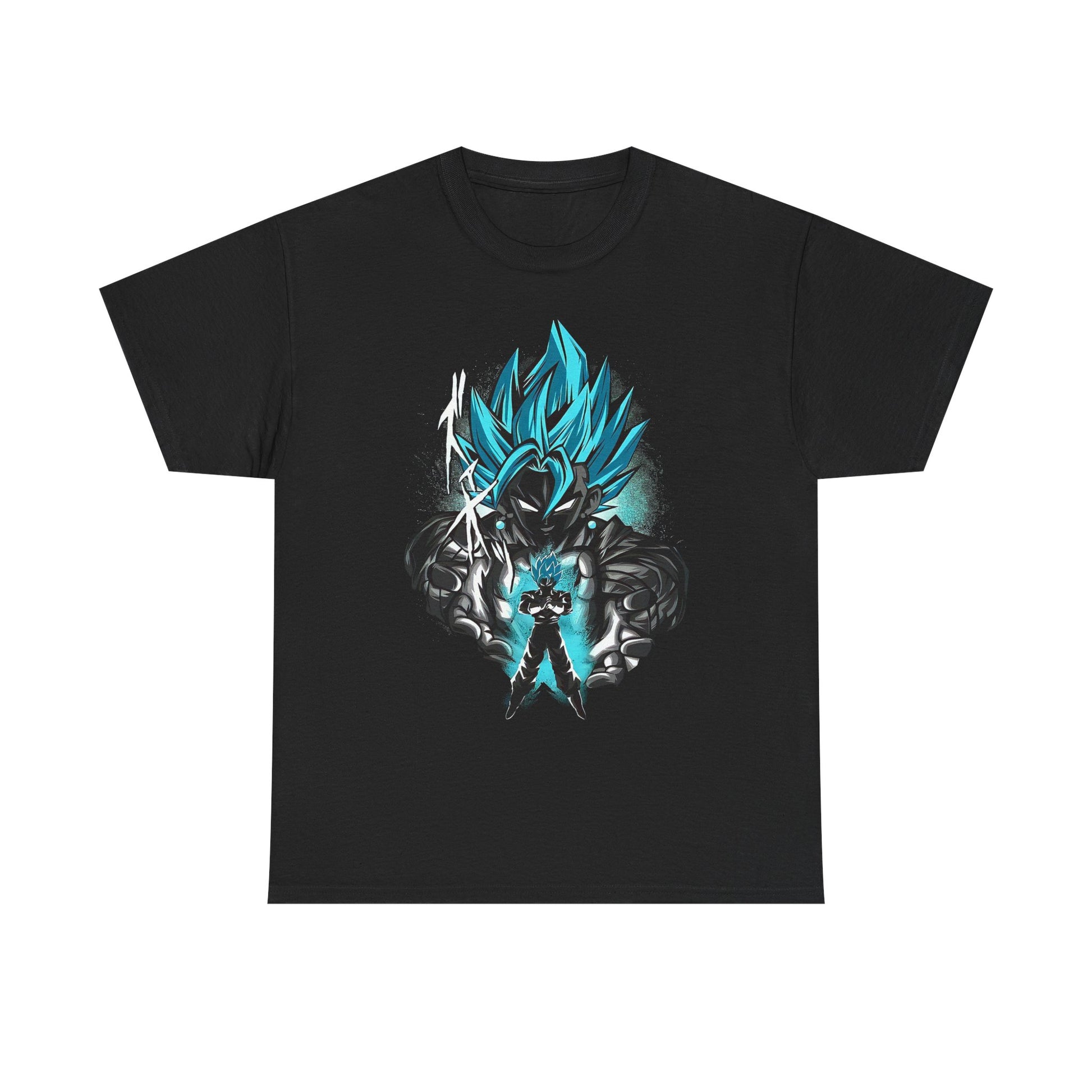 Super Saiyan Inspired Unisex Heavy Cotton Tee, Dragon Ball Z Shirt, Anime Fan Gift, Casual T-Shirt, Graphic Tee, Comic Con Apparel