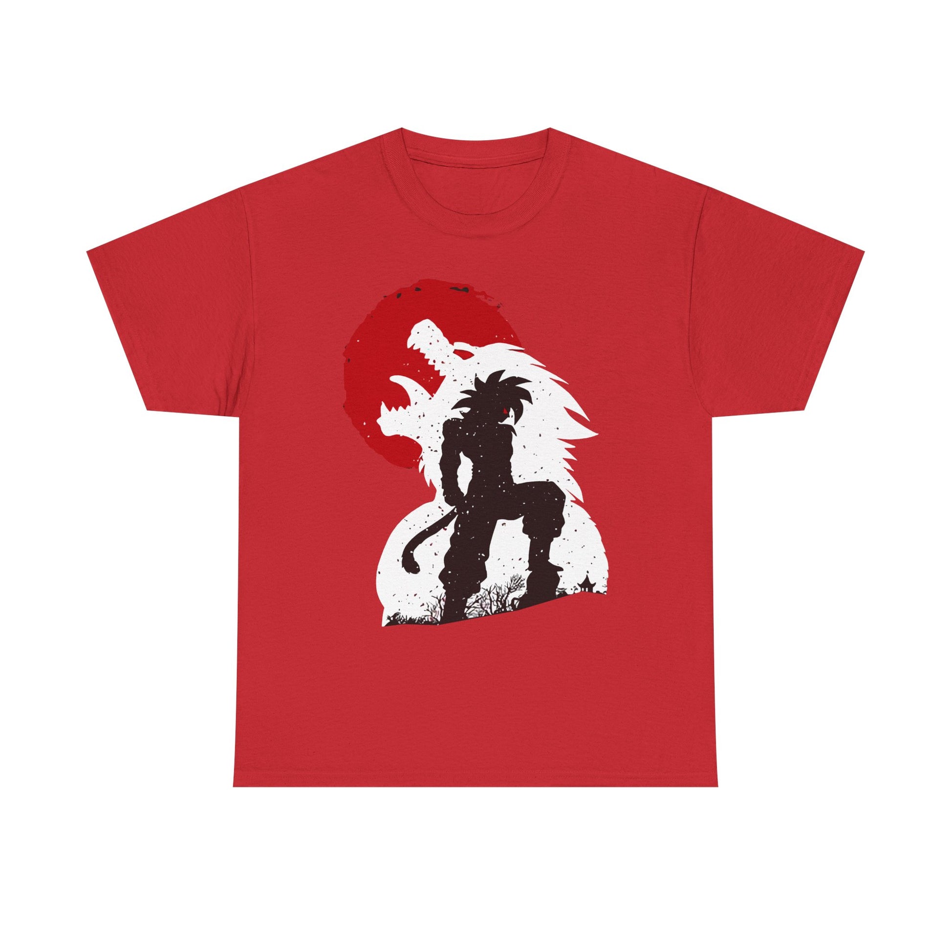 Epic Anime-Style Unisex Heavy Cotton Tee, Graphic Tee, Casual Wear, Gift for Anime Fans, Birthday Present, Streetwear