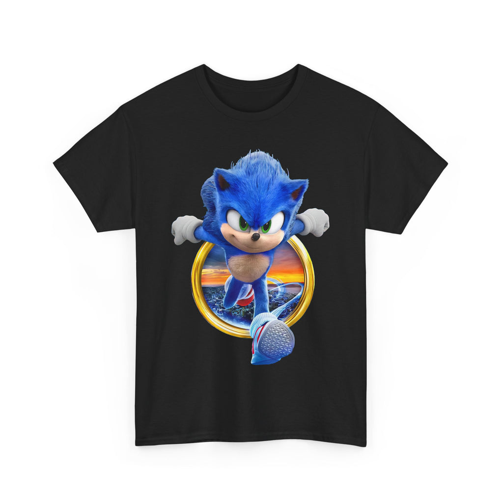 Sonic Adventure Unisex Cotton Tee, Retro Gaming Shirt, Casual T-Shirt, Gift for Gamers, Video Game Merchandise