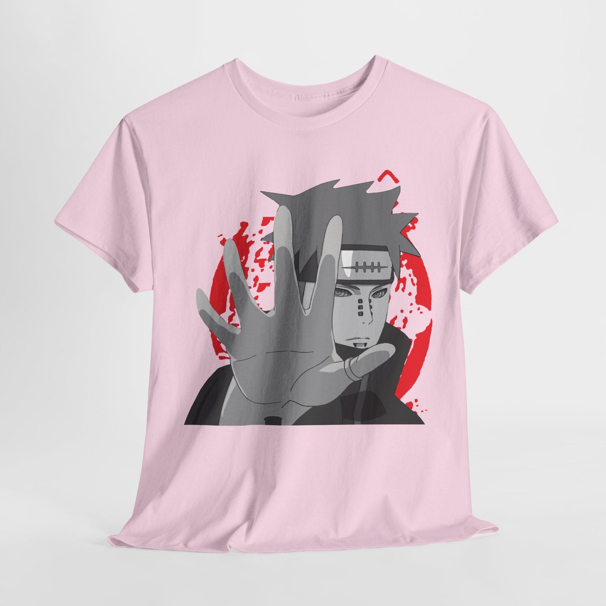 Naruto-Inspired Unisex Heavy Cotton Tee, Casual Anime Shirt, Gift for Fans, Streetwear, Graphic Tee