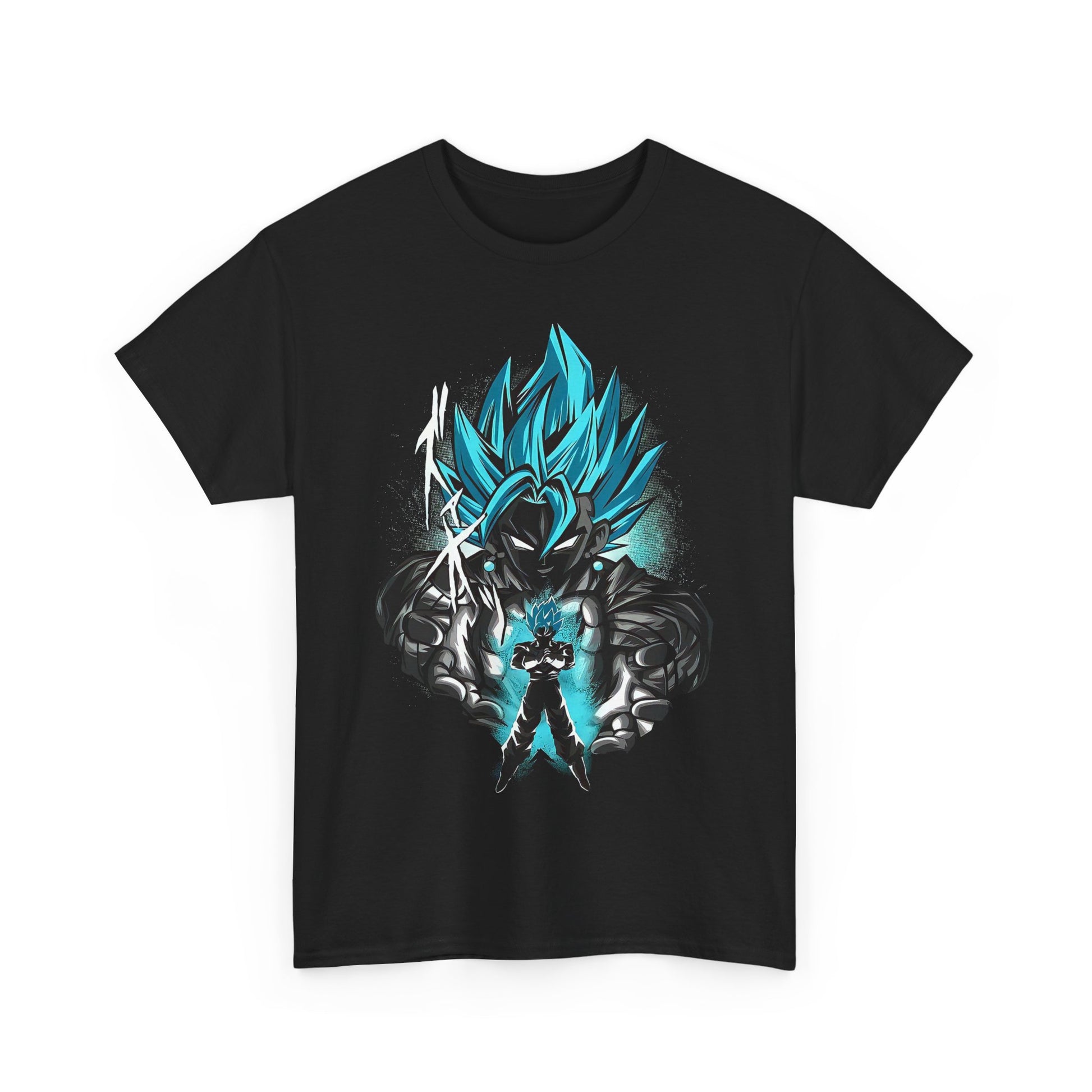Super Saiyan Inspired Unisex Heavy Cotton Tee, Dragon Ball Z Shirt, Anime Fan Gift, Casual T-Shirt, Graphic Tee, Comic Con Apparel