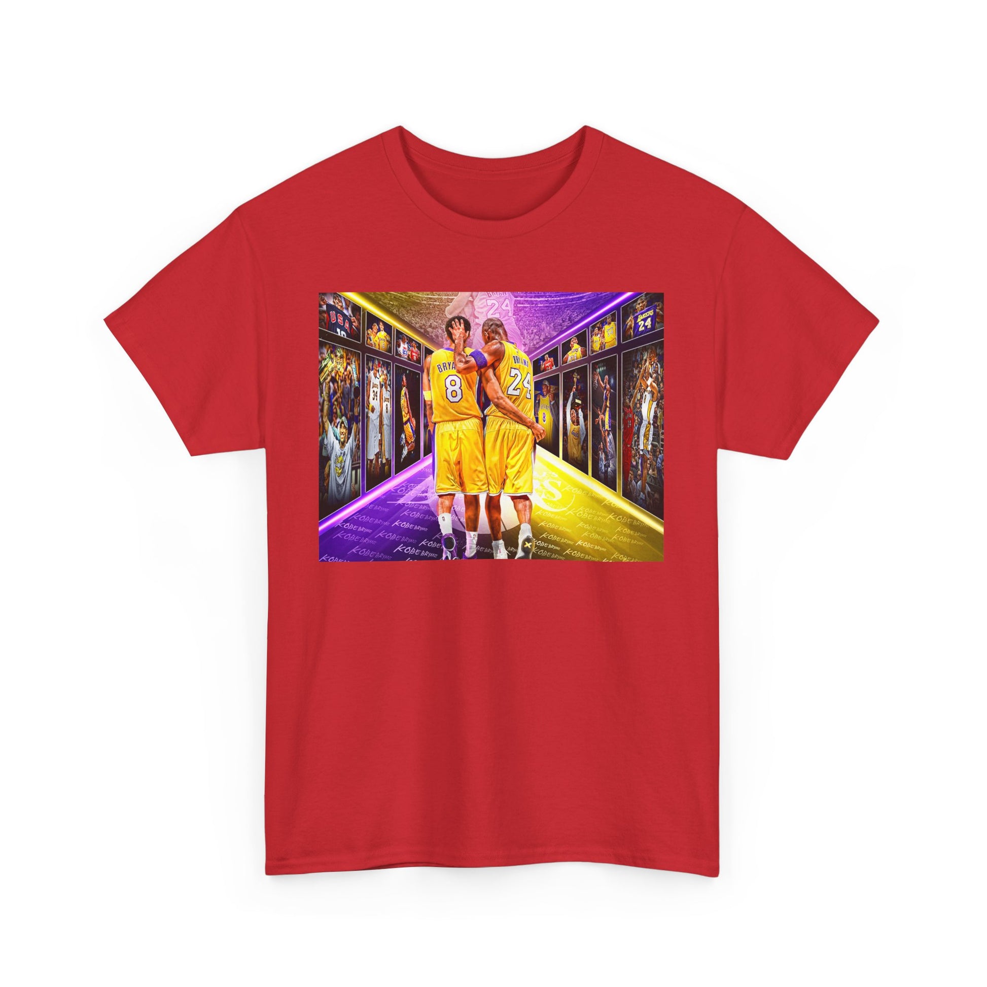 Kobe Bryant Vibrant Basketball Tee - Unisex Cotton Shirt for Sports Fans, Athletes, Gift Idea, Streetwear, Casual Wear