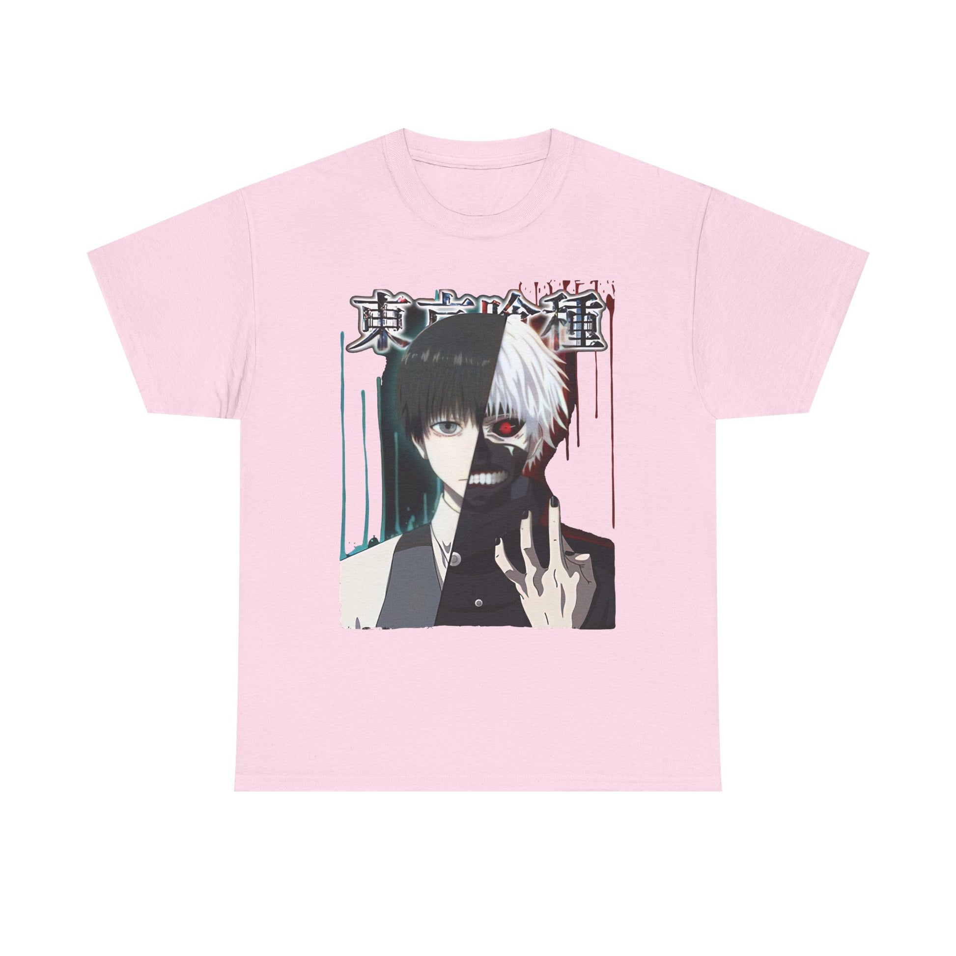 Unisex Anime Graphic Tee, Tokyo Ghoul Inspired Shirt, Manga Fan Gift, Casual Wear, Streetwear Style, Cosplay Apparel