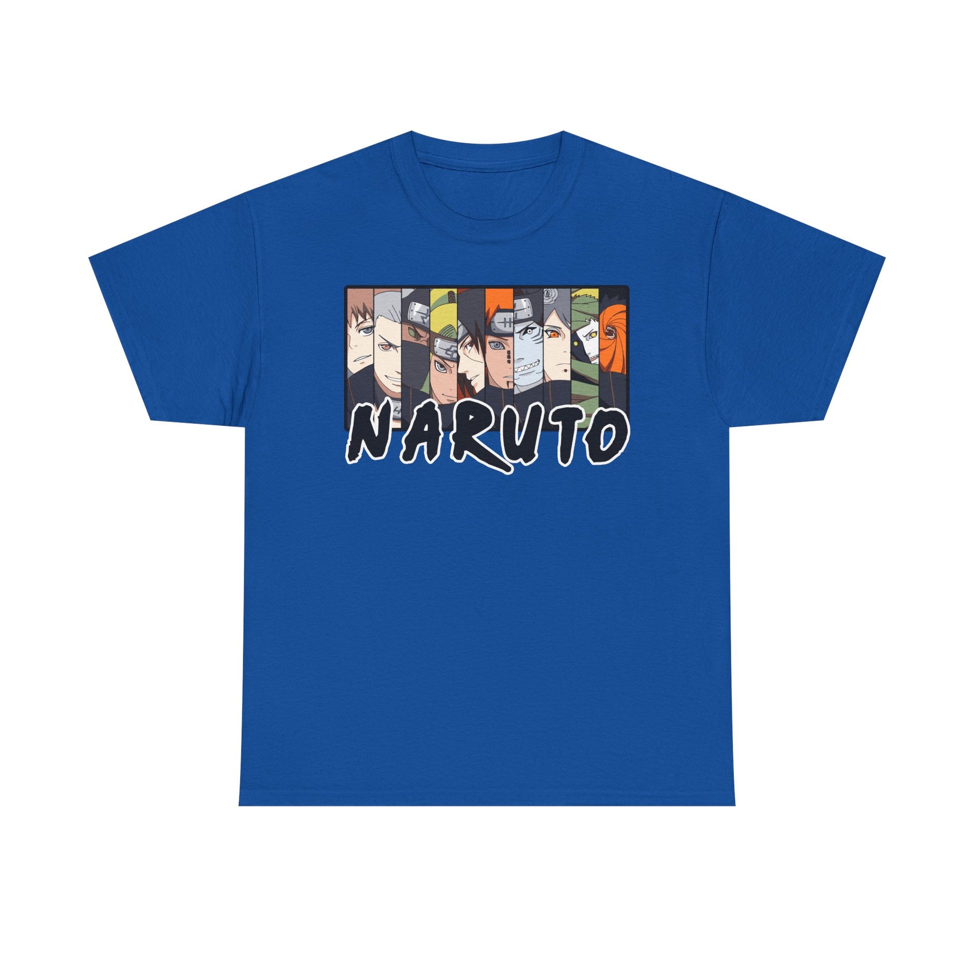 Naruto Unisex Heavy Cotton Tee - Anime Fan Shirt, Gift for Ninja Enthusiasts, Casual Wear, Birthday Present, Anime Con Merchandise