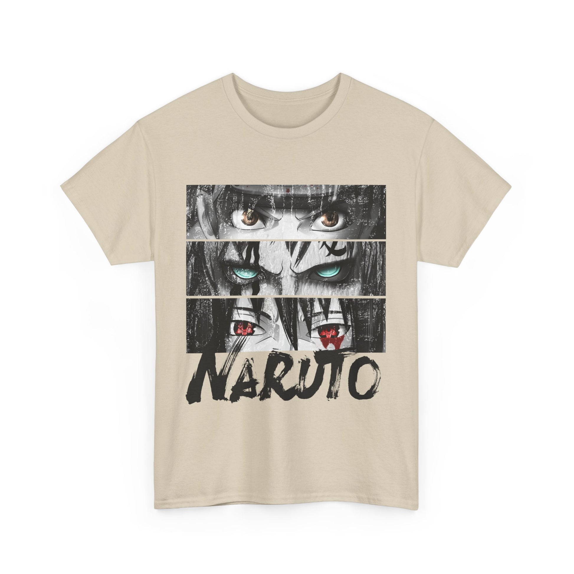 Naruto Unisex Heavy Cotton Tee, Anime Shirt, Geek Wear, Manga Gift, Cosplay Tee, Casual Fashion