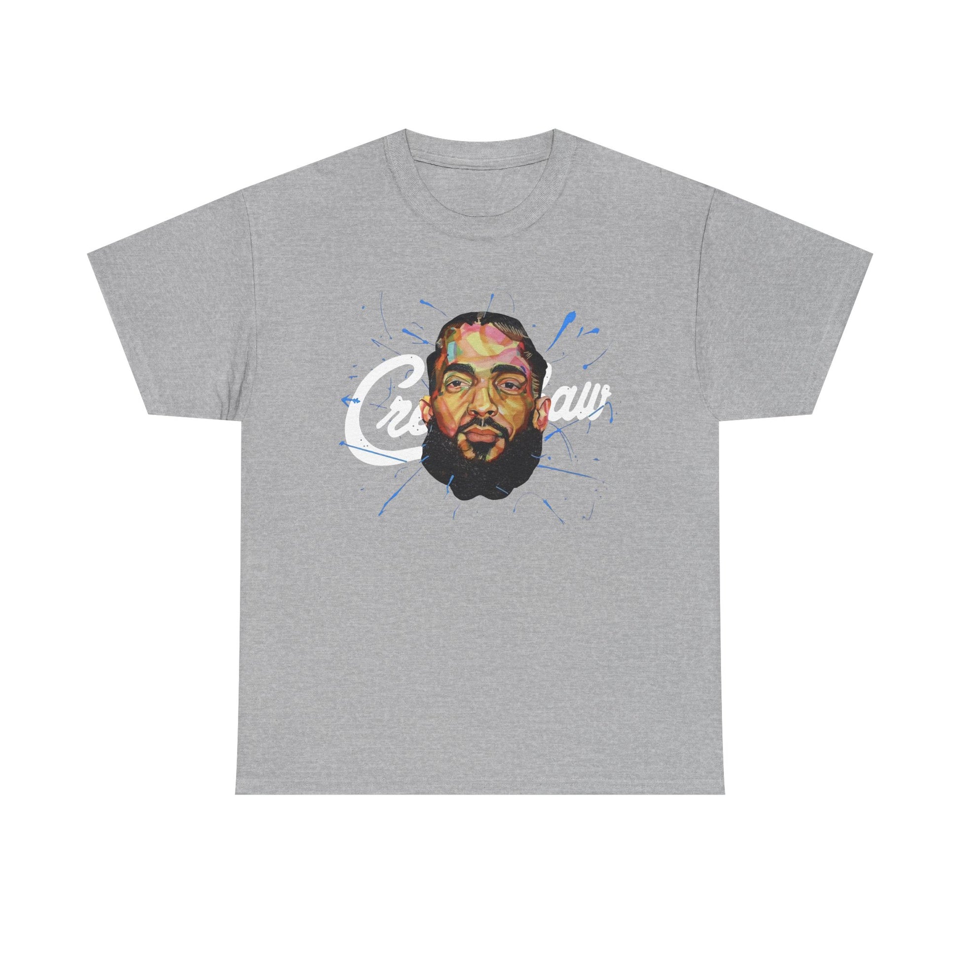 Nipsey Hussle Unisex Heavy Cotton Tee with Artistic Graphic Design, Casual Wear, Streetwear, Music Lover Gift, Everyday Comfort, Unique Fashion Statement