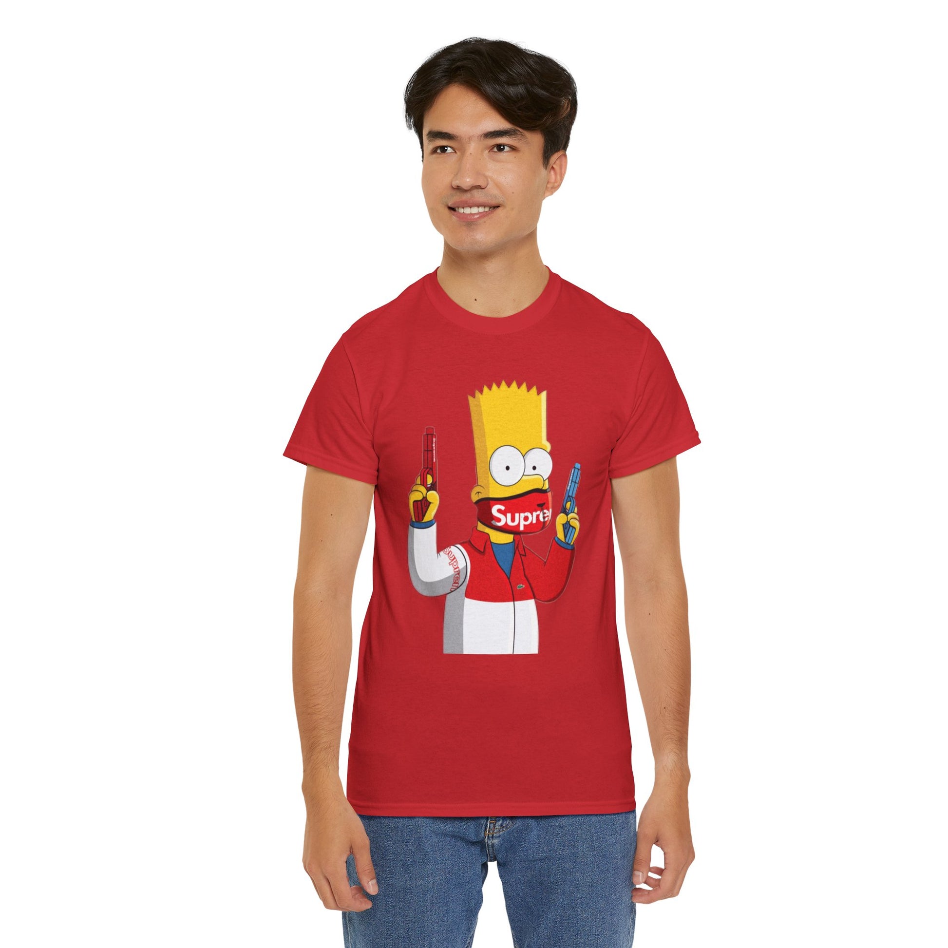 Bart Simpson Tee with Unconventional Vibe, Perfect for Streetwear Lovers, Unique Gift for Birthdays, Everyday Comfort, Youthful Style